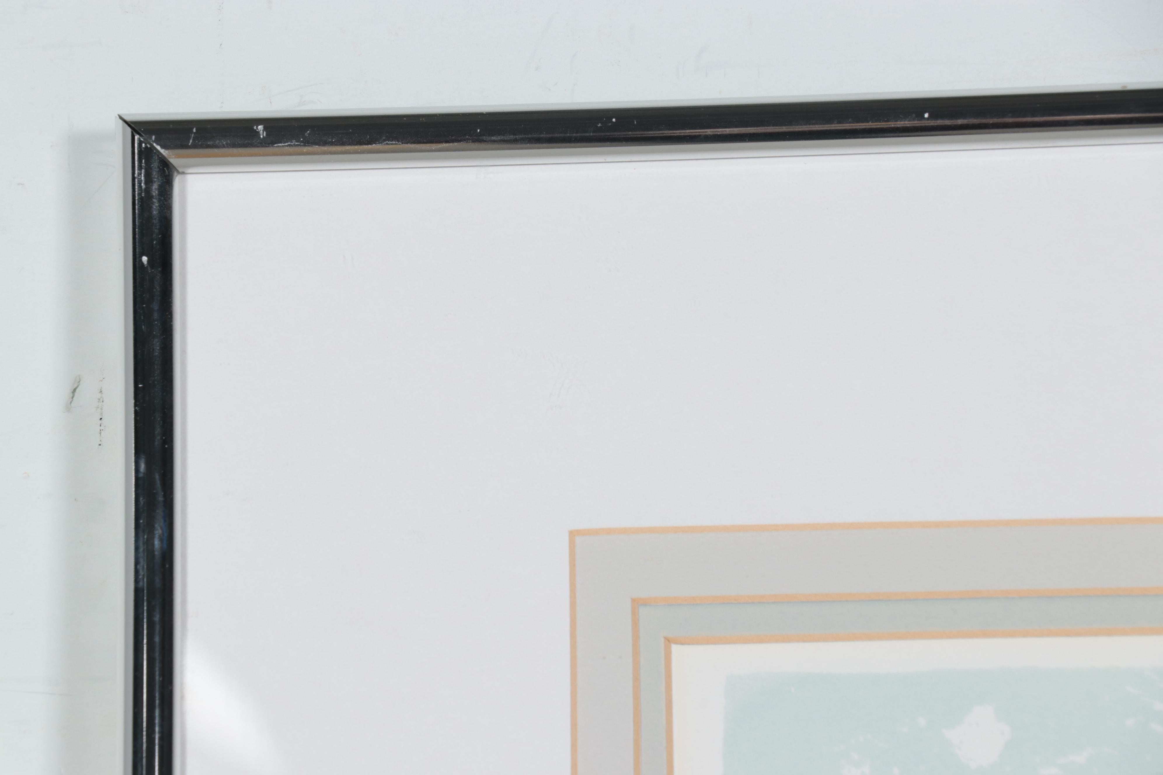 Grace Perreiah Serigraph "Flower Fantasy," Late 20th Century