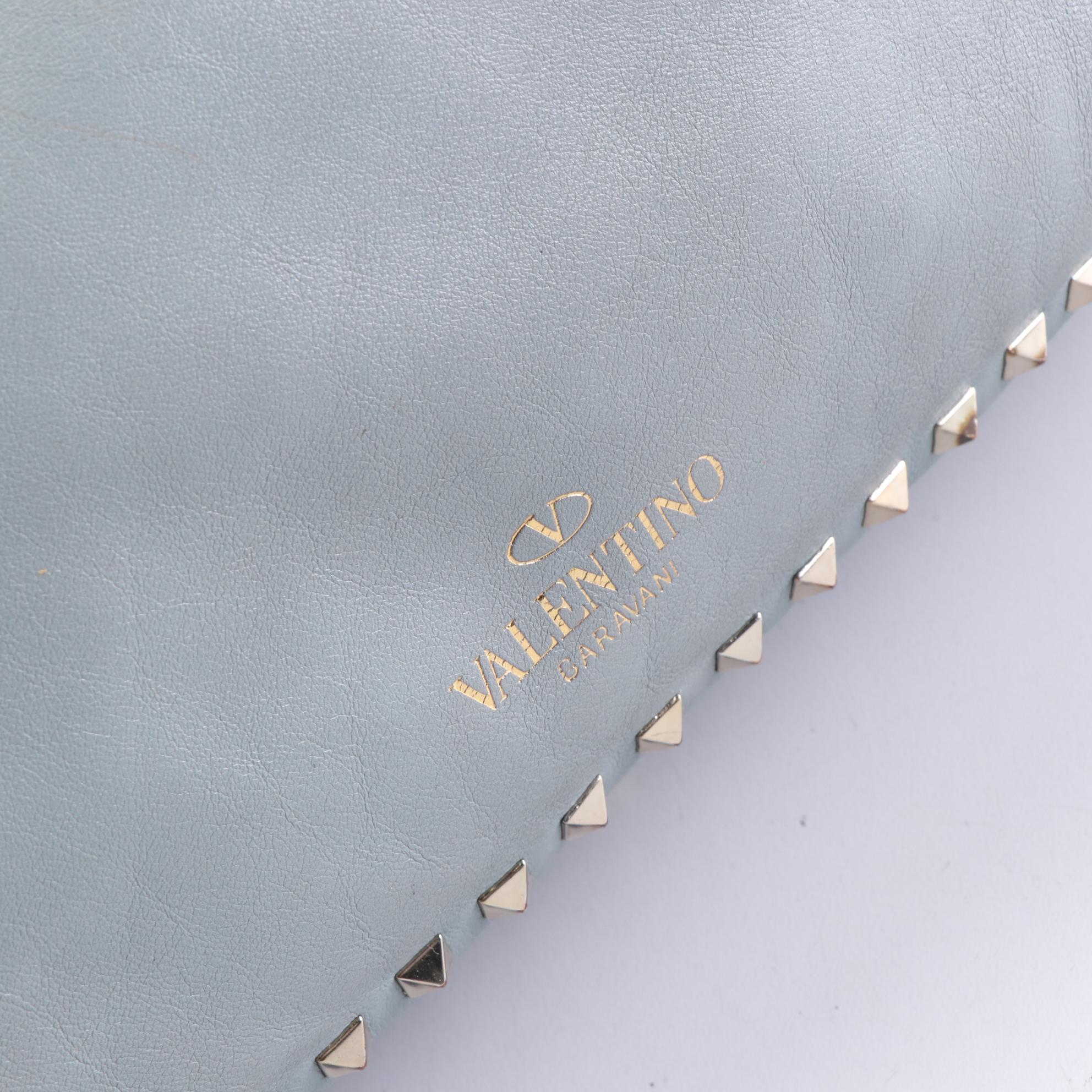 Valentino Rockstud Leather Tote Bag