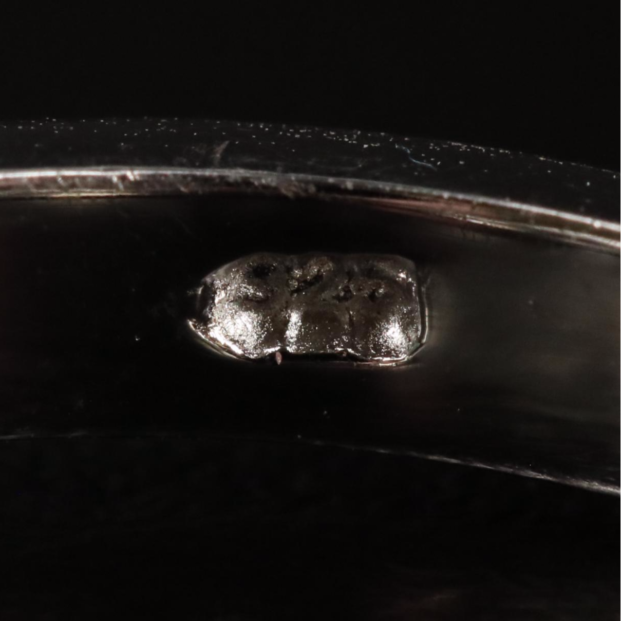 Sterling Emerald and White Topaz Ring