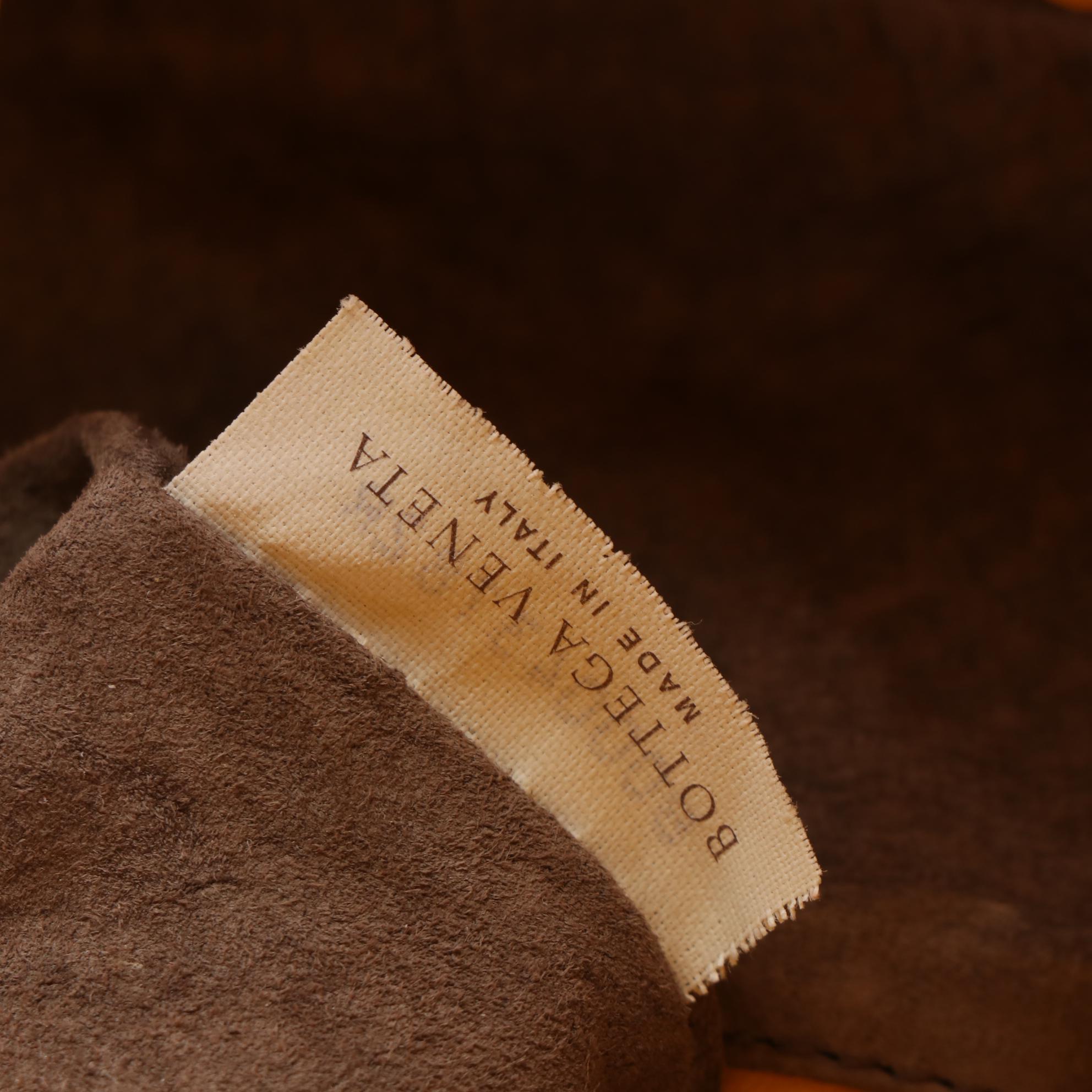 Bottega Veneta Fold Over Tote in Intrecciato Nappa Leather