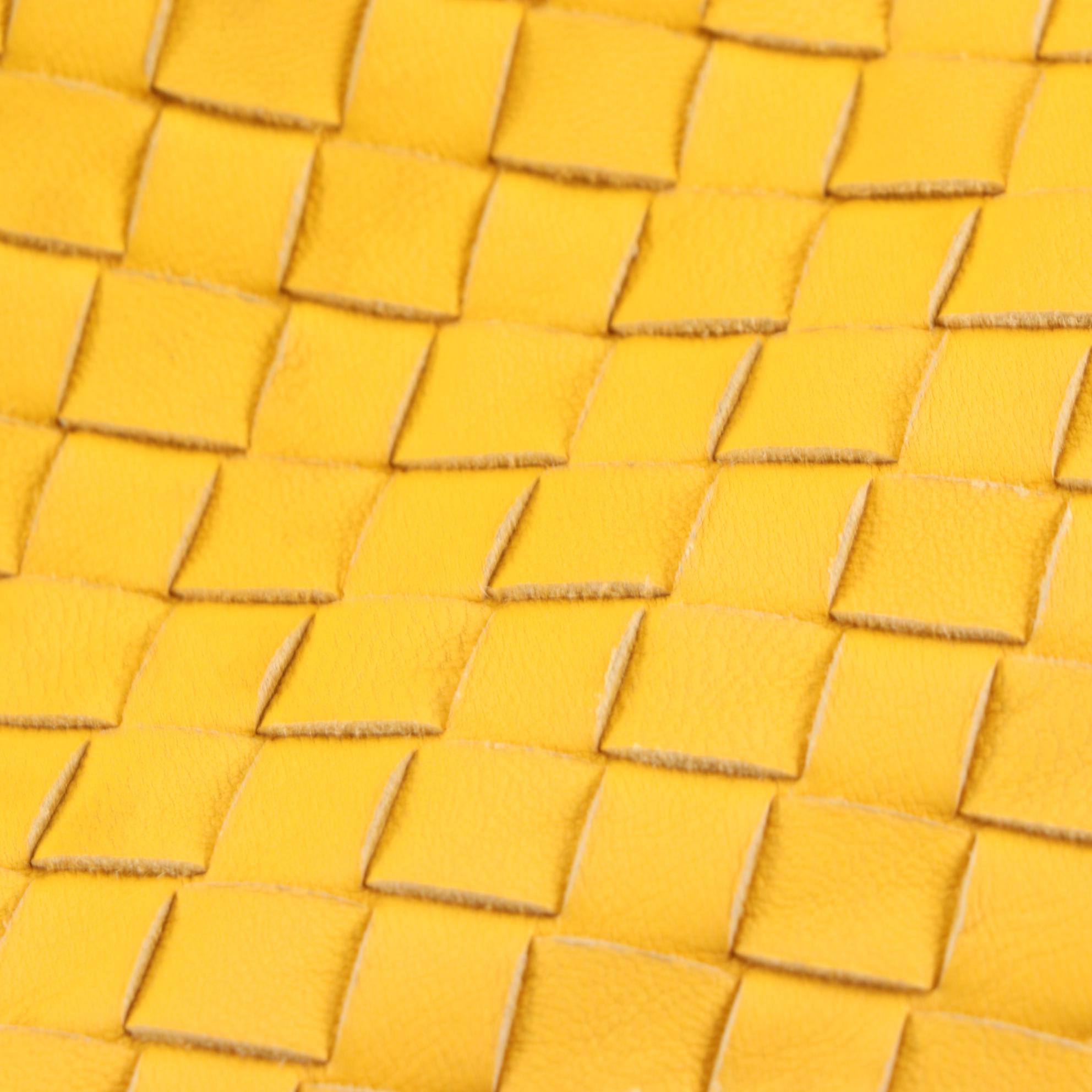 Bottega Veneta Fold Over Tote in Intrecciato Nappa Leather