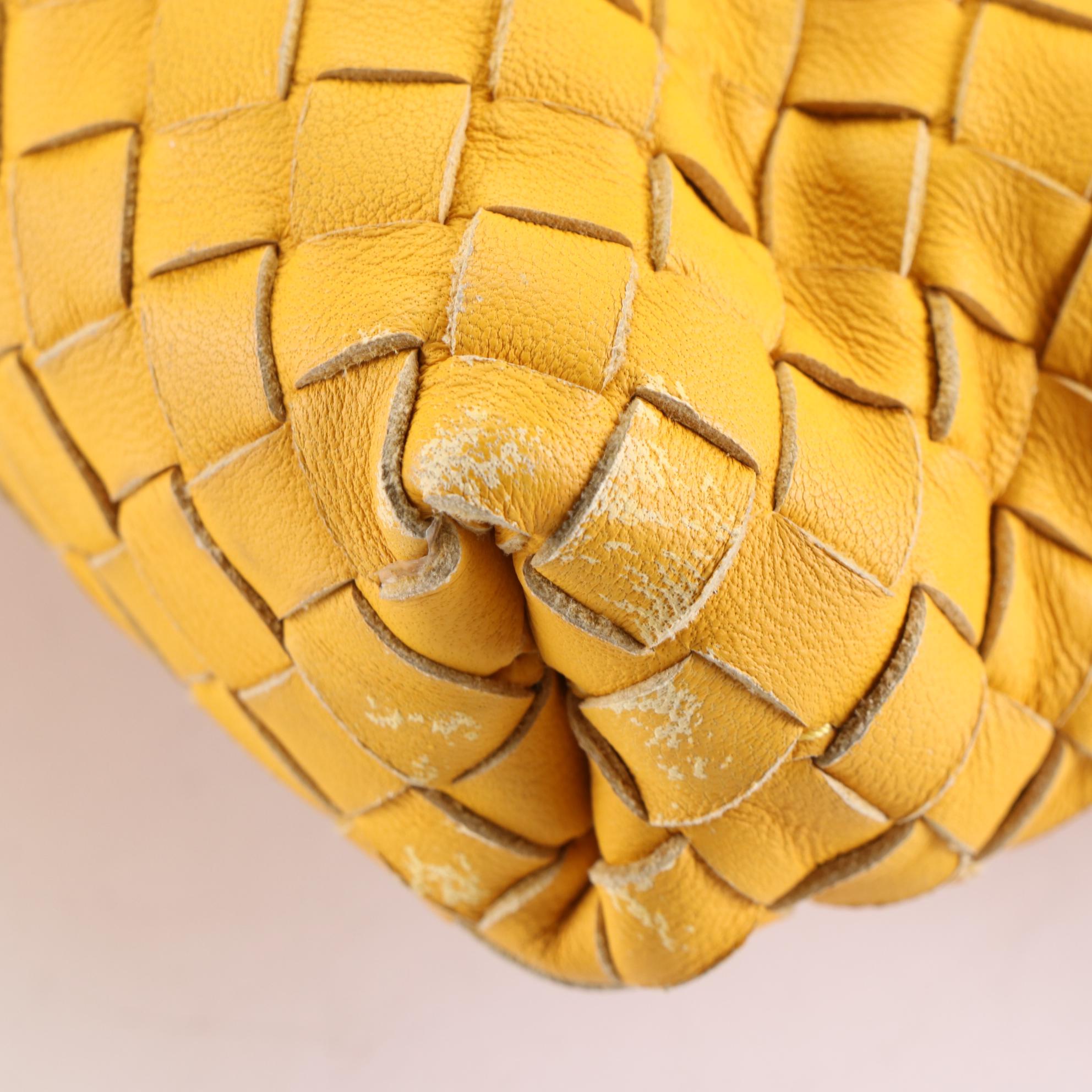 Bottega Veneta Fold Over Tote in Intrecciato Nappa Leather