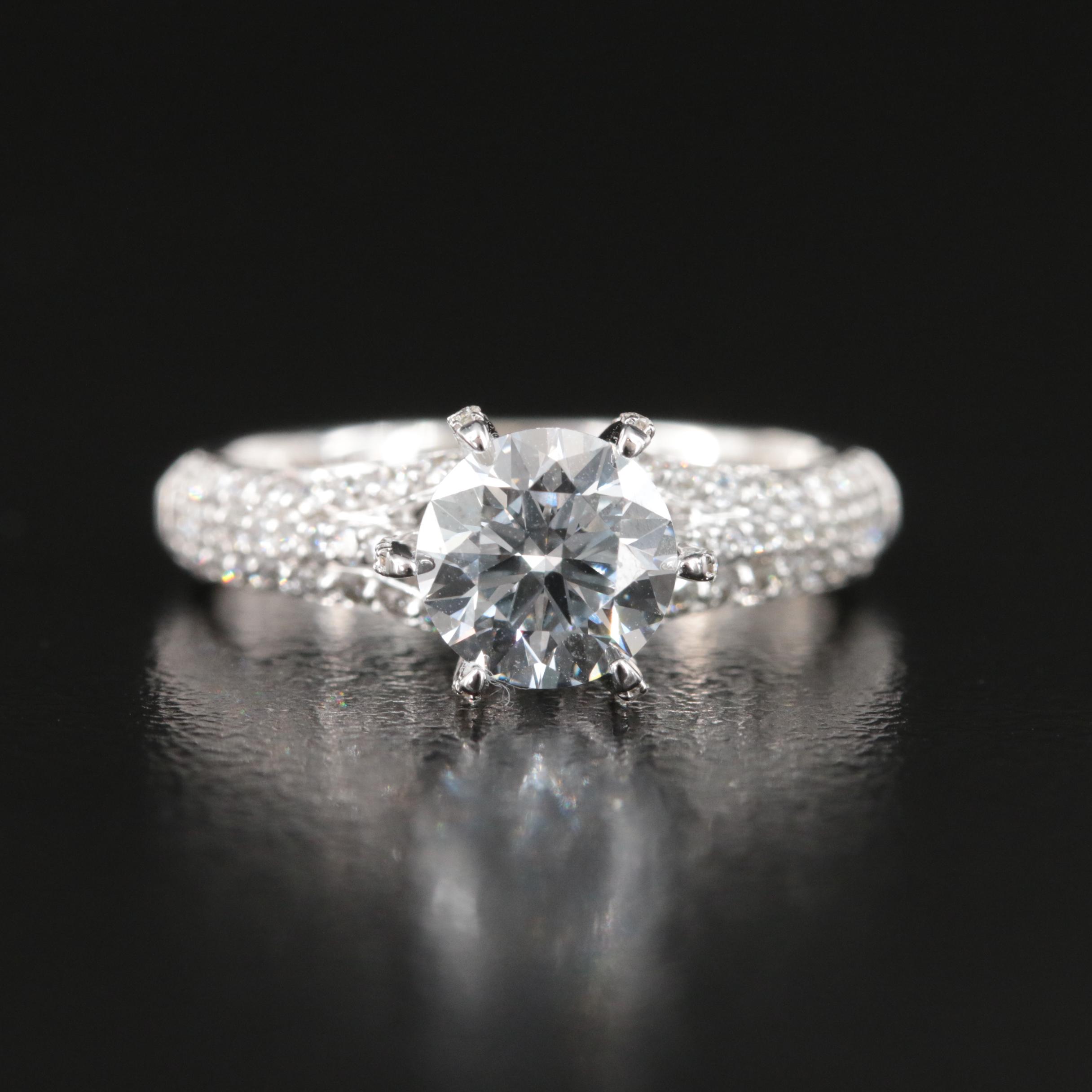 14K 1.62 CTW Lab Grown Diamond Ring