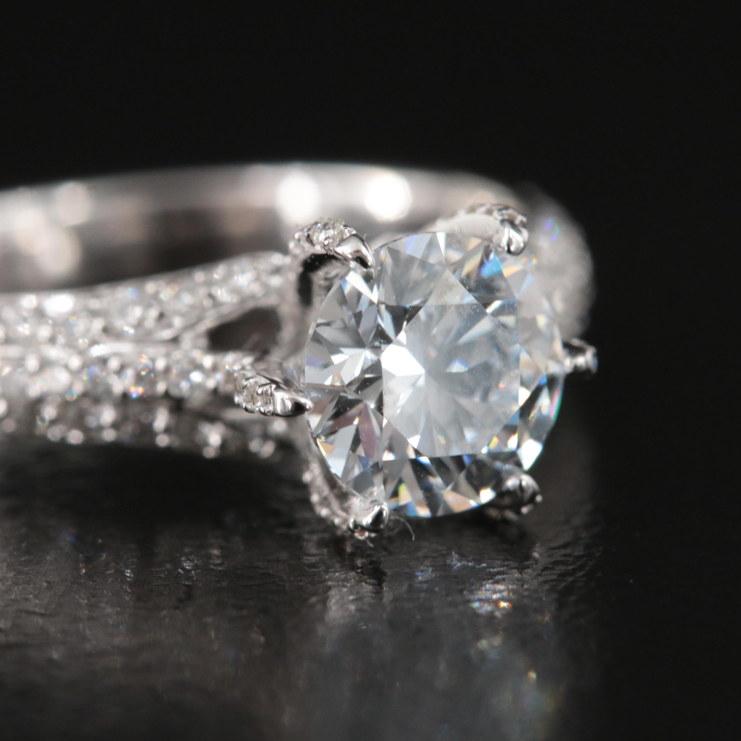 14K 1.62 CTW Lab Grown Diamond Ring