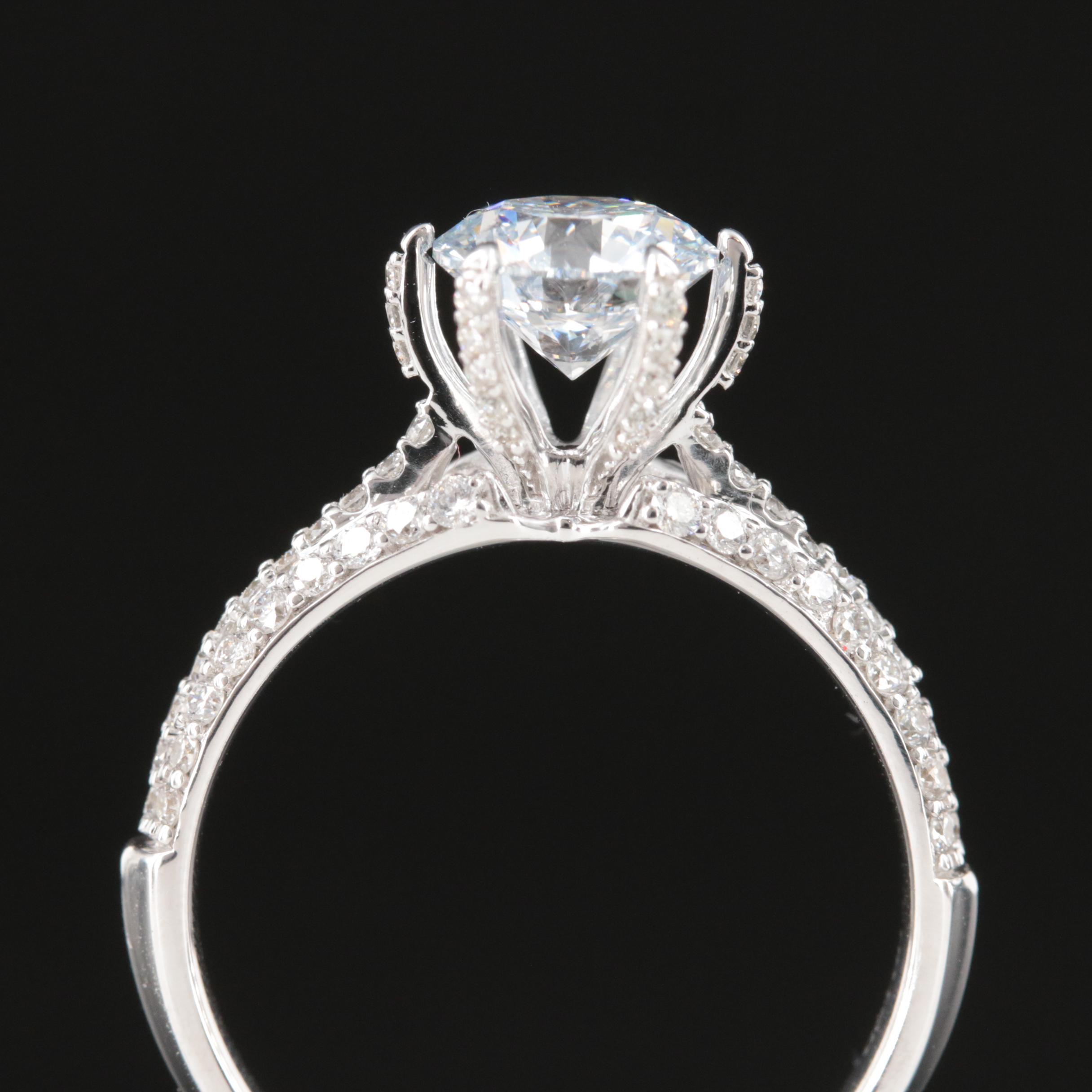 14K 1.62 CTW Lab Grown Diamond Ring