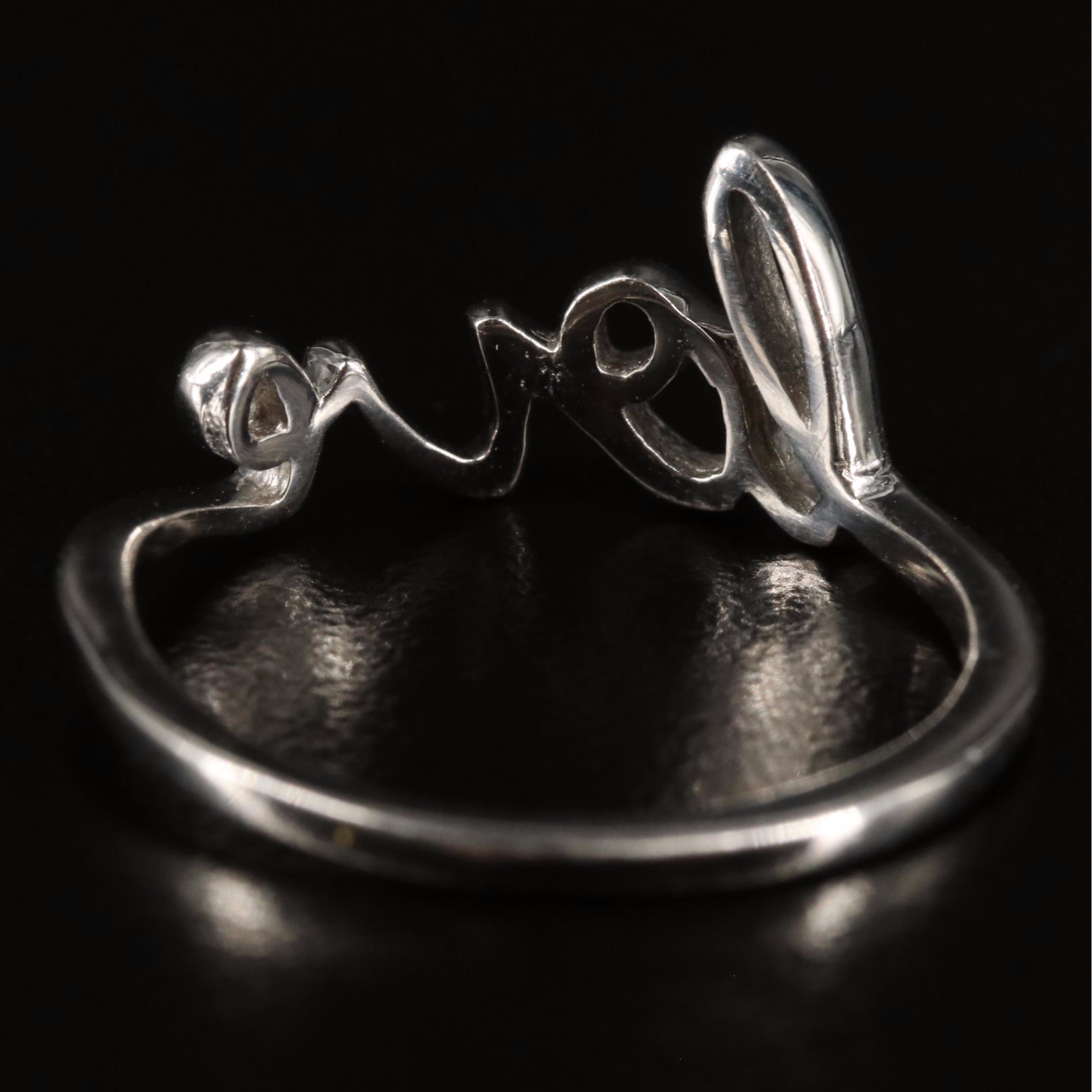 Sterling "Love" Ring