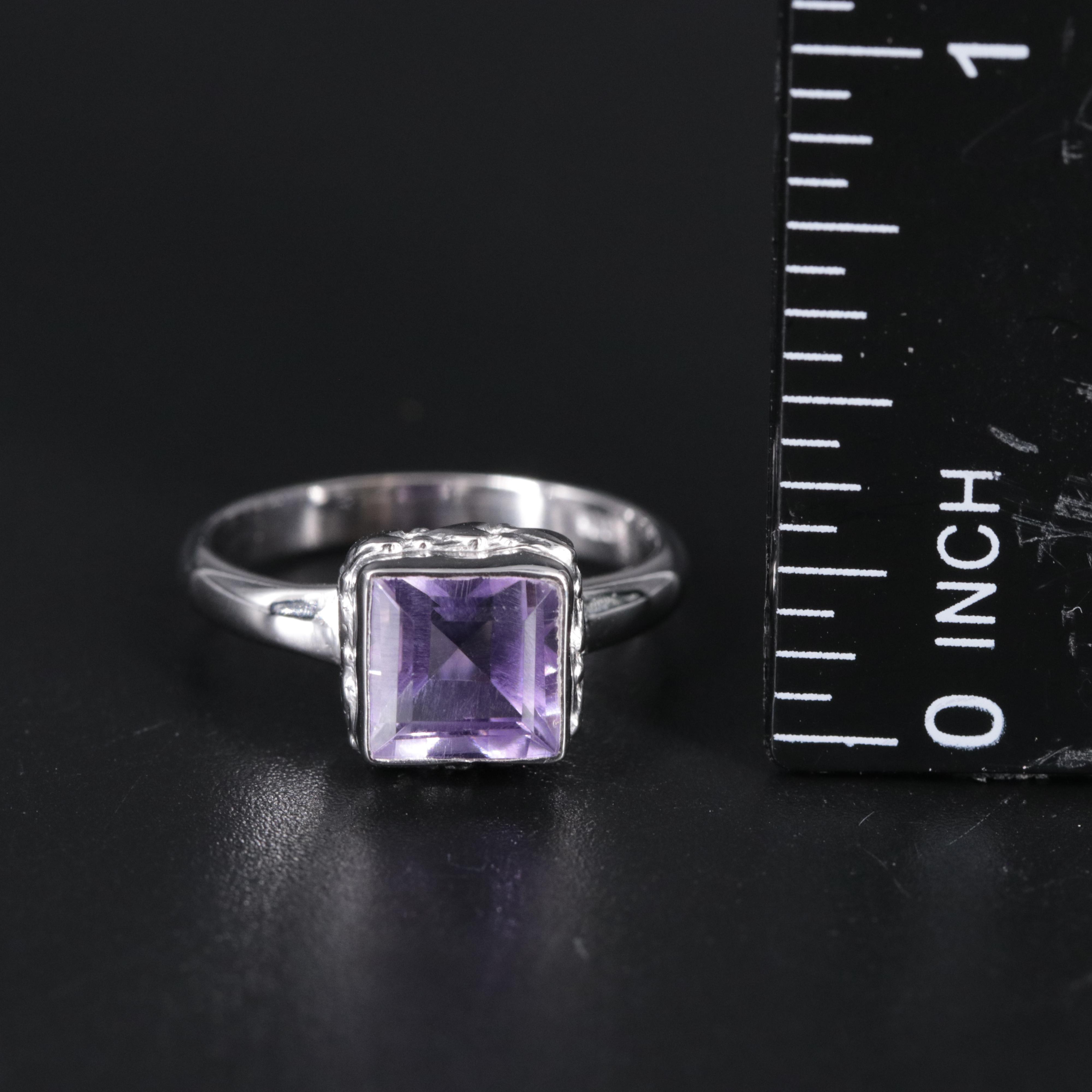 Sterling Silver Amethyst Ring