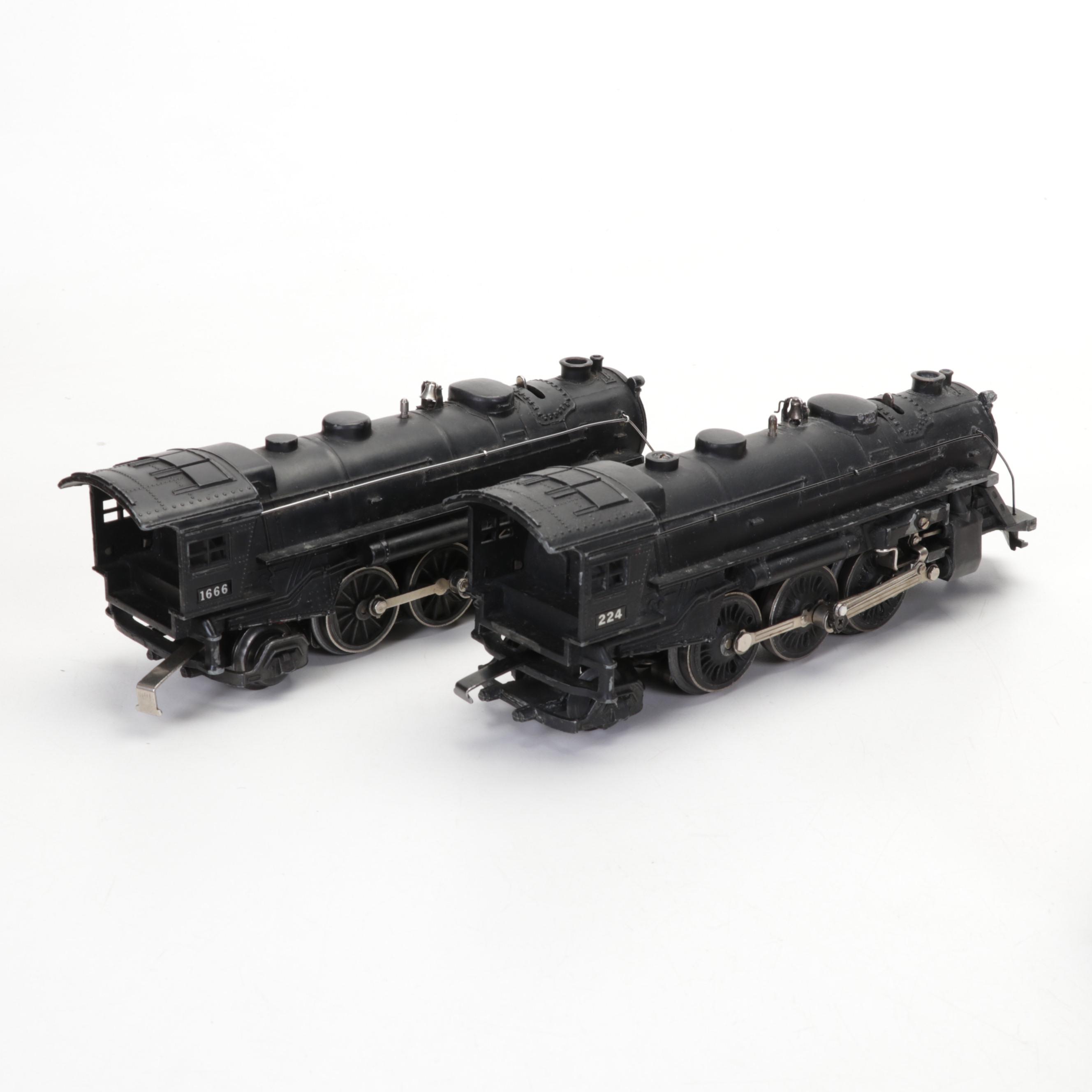 Lionel 027 and O Scale Locomotives, Cars, with Model Buildings, People and More