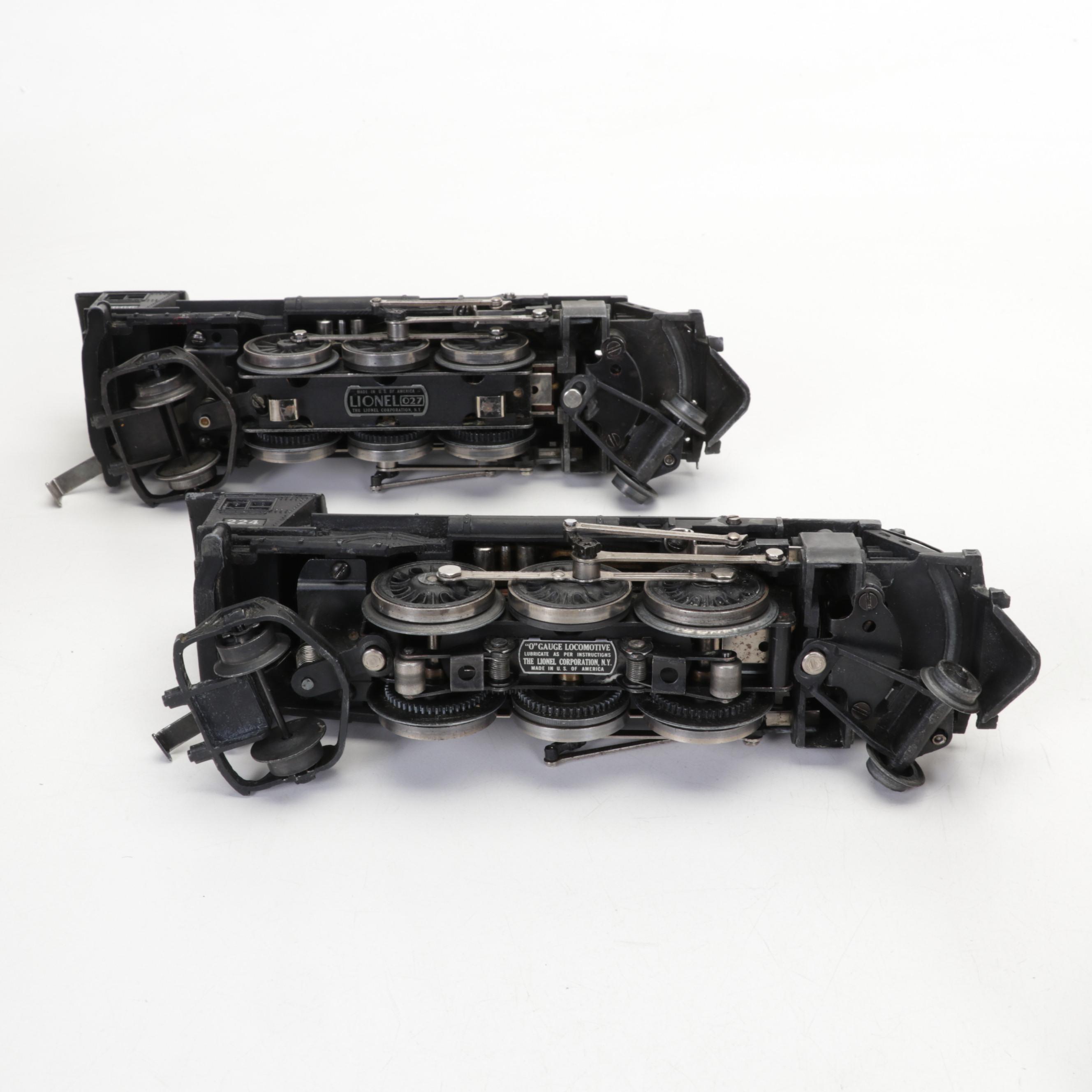 Lionel 027 and O Scale Locomotives, Cars, with Model Buildings, People and More