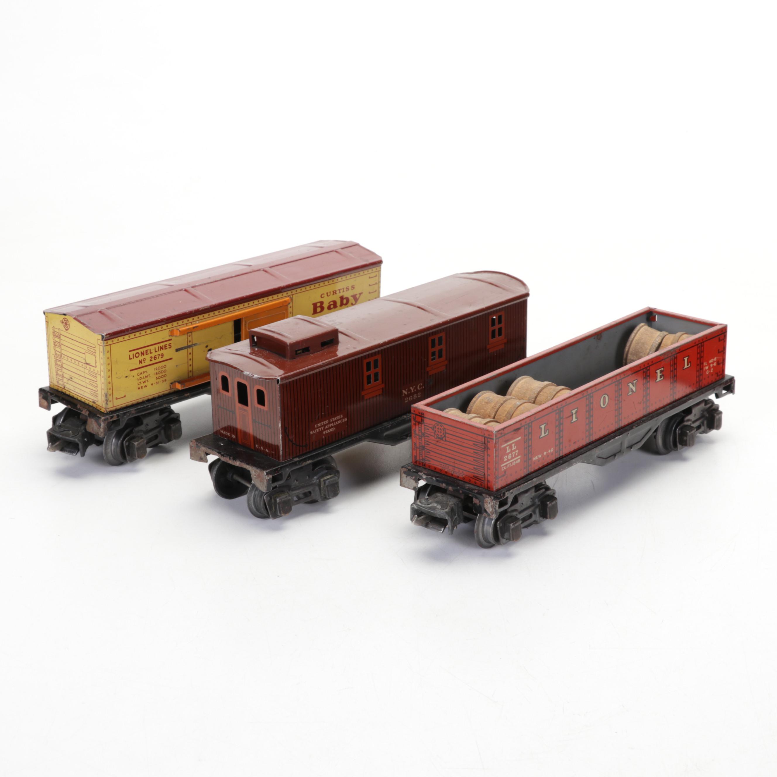 Lionel 027 and O Scale Locomotives, Cars, with Model Buildings, People and More