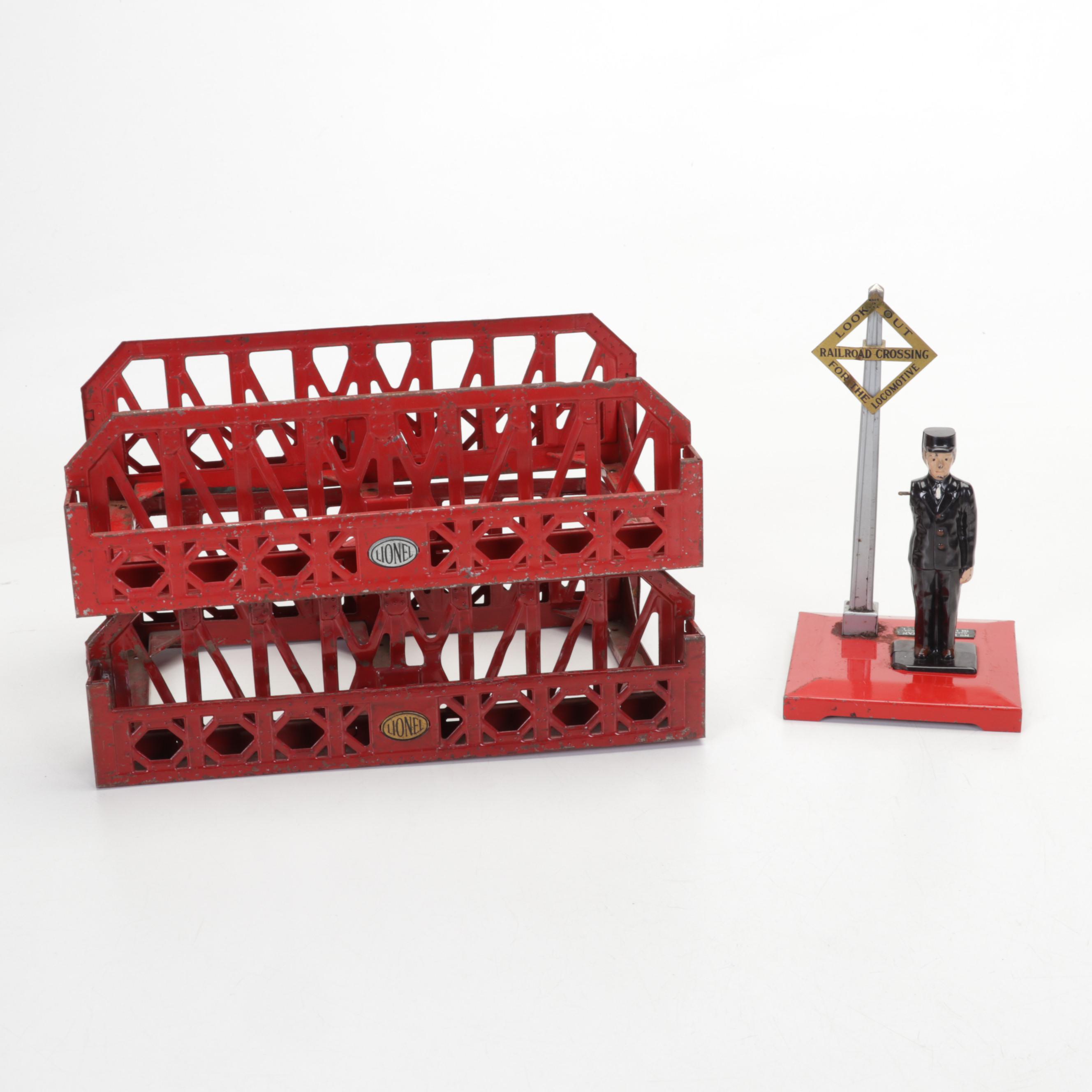 Lionel 027 and O Scale Locomotives, Cars, with Model Buildings, People and More