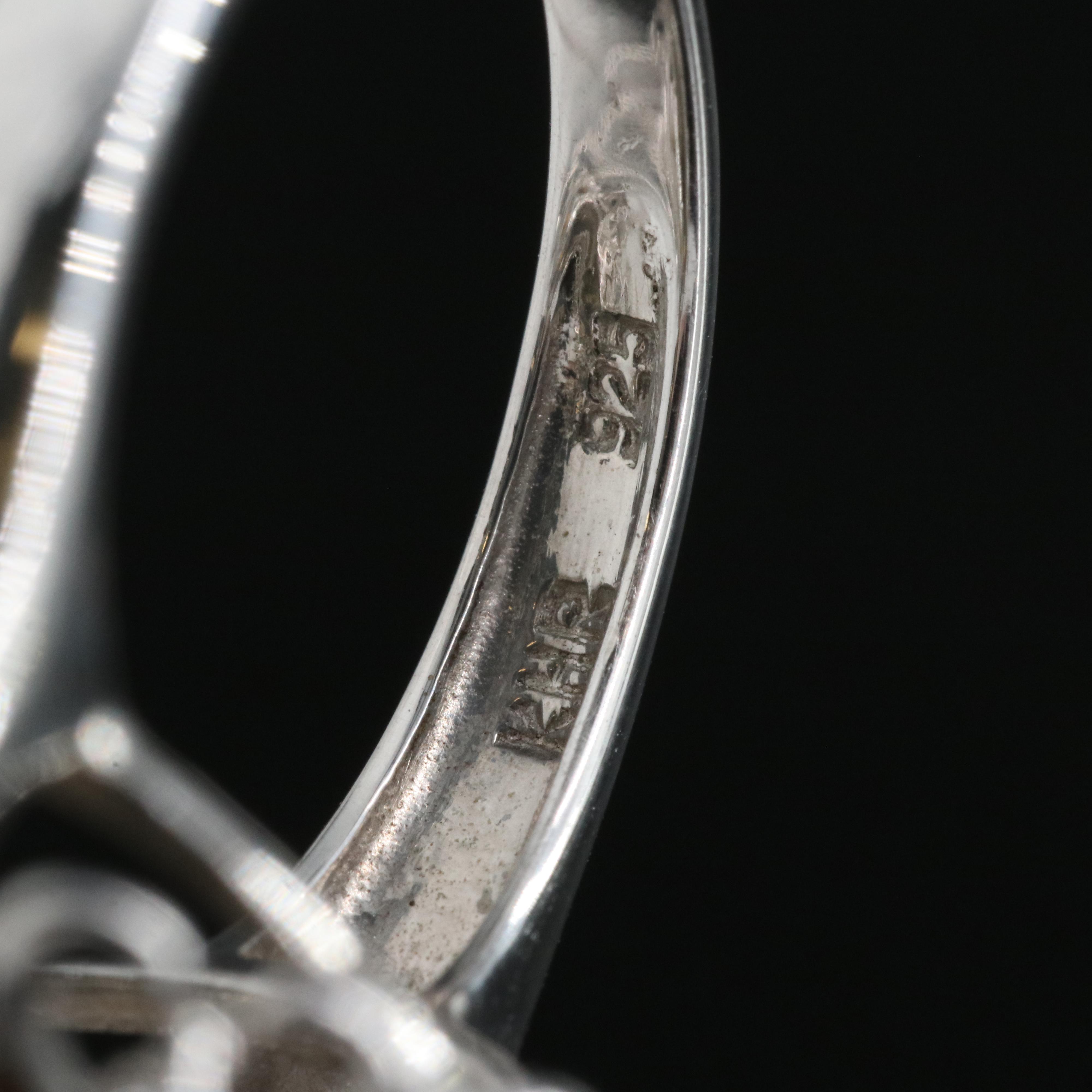 Sterling Rutilated Quartz, Citrine and Zircon Ring