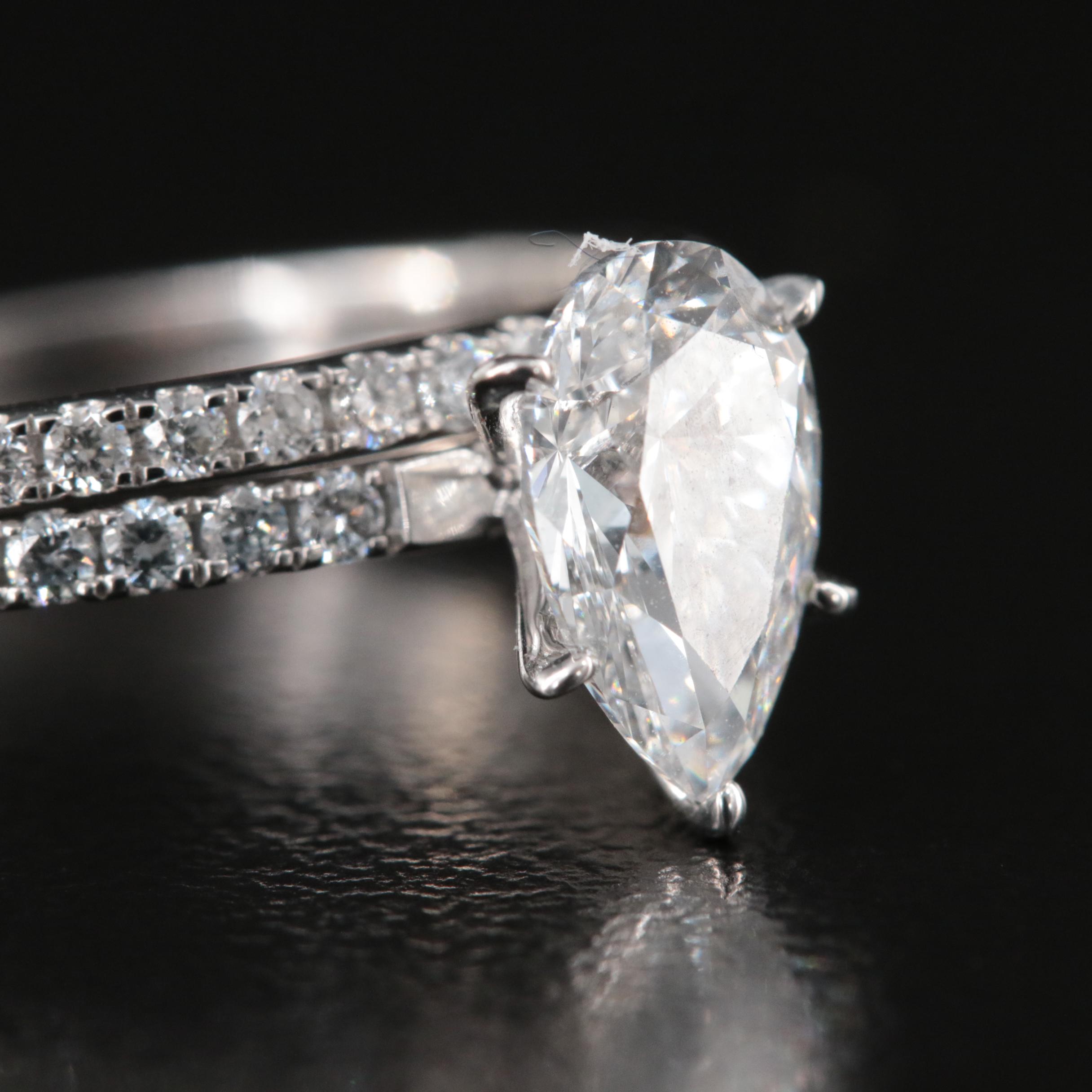 14K 1.33 CTW Lab Grown Diamond Ring Set