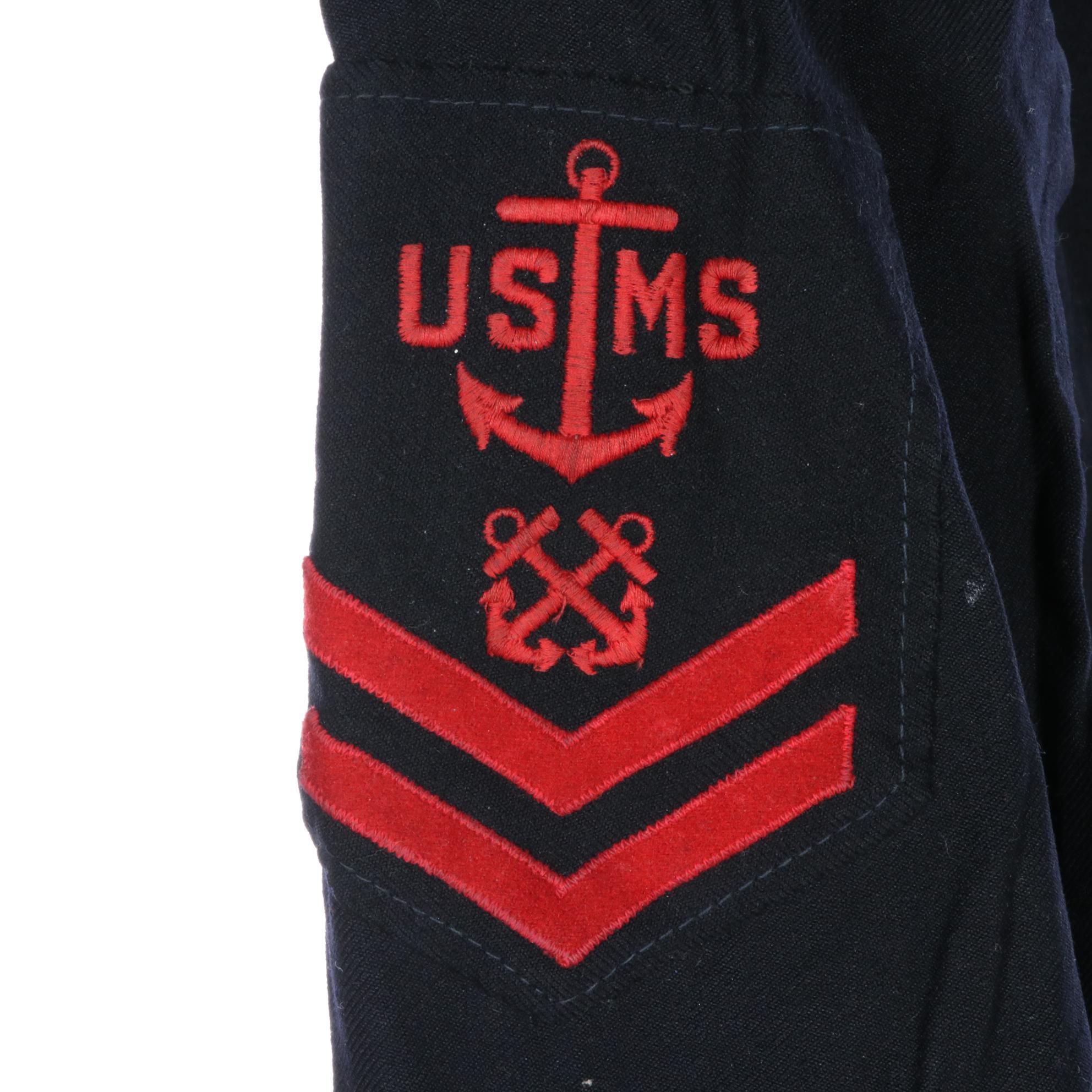 WWII Era U.S. Navy and U.S.M.S. Service Dress and Undress Uniforms