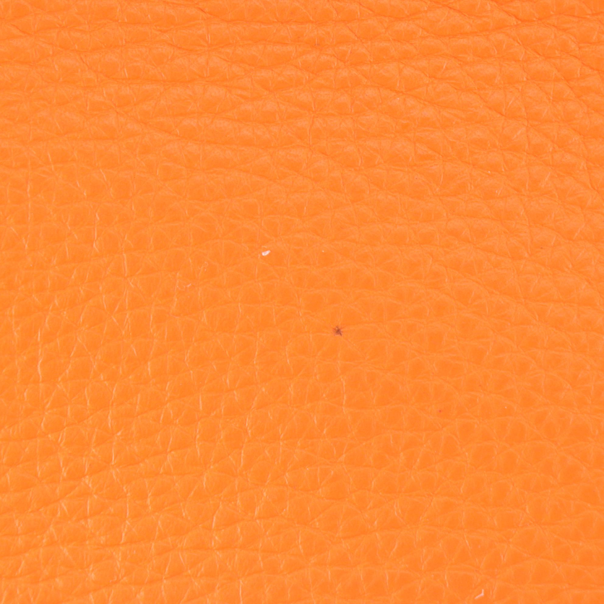 Hermès Birkin 35 Satchel in Orange Clemence Leather