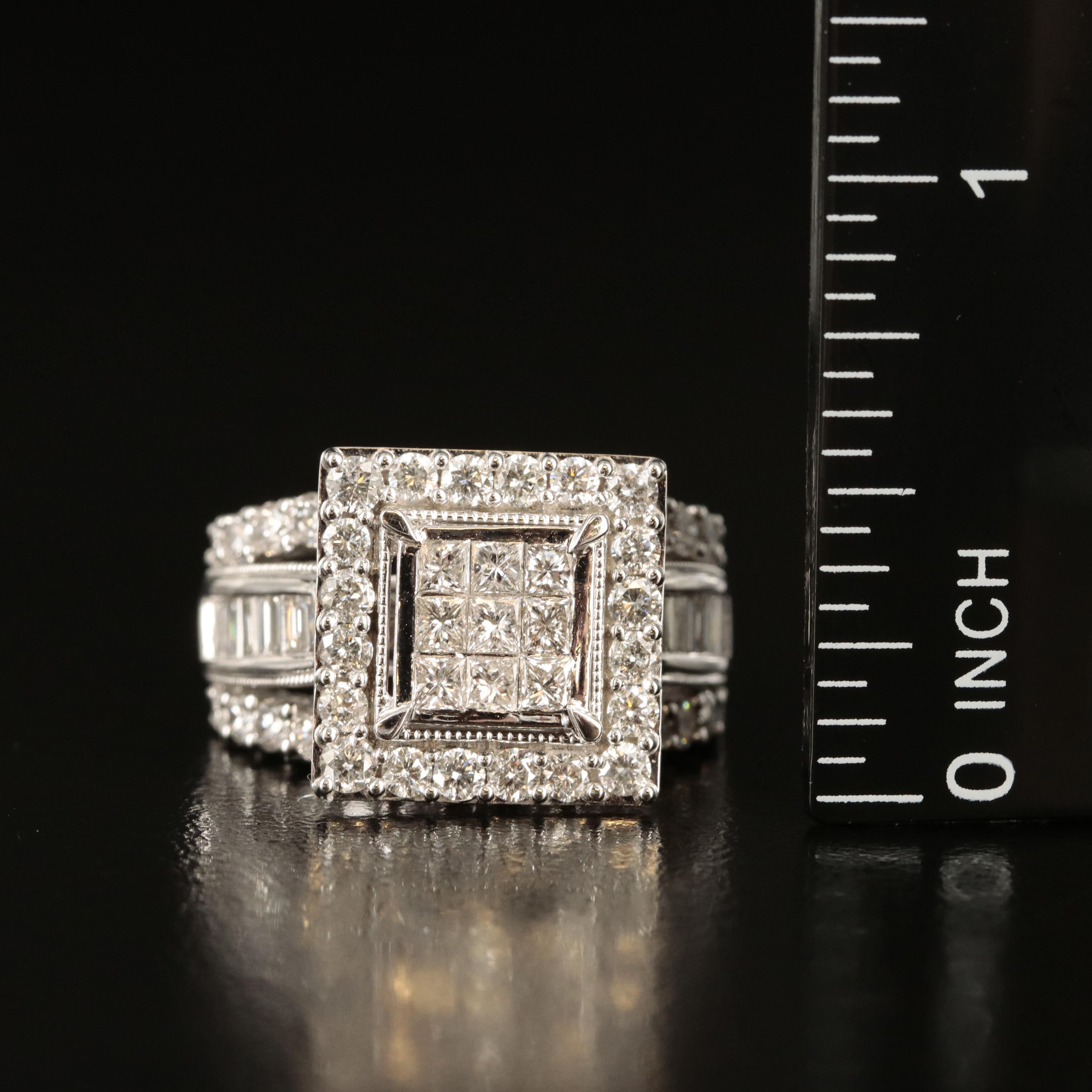 14K 4.02 CTW Diamond Ring