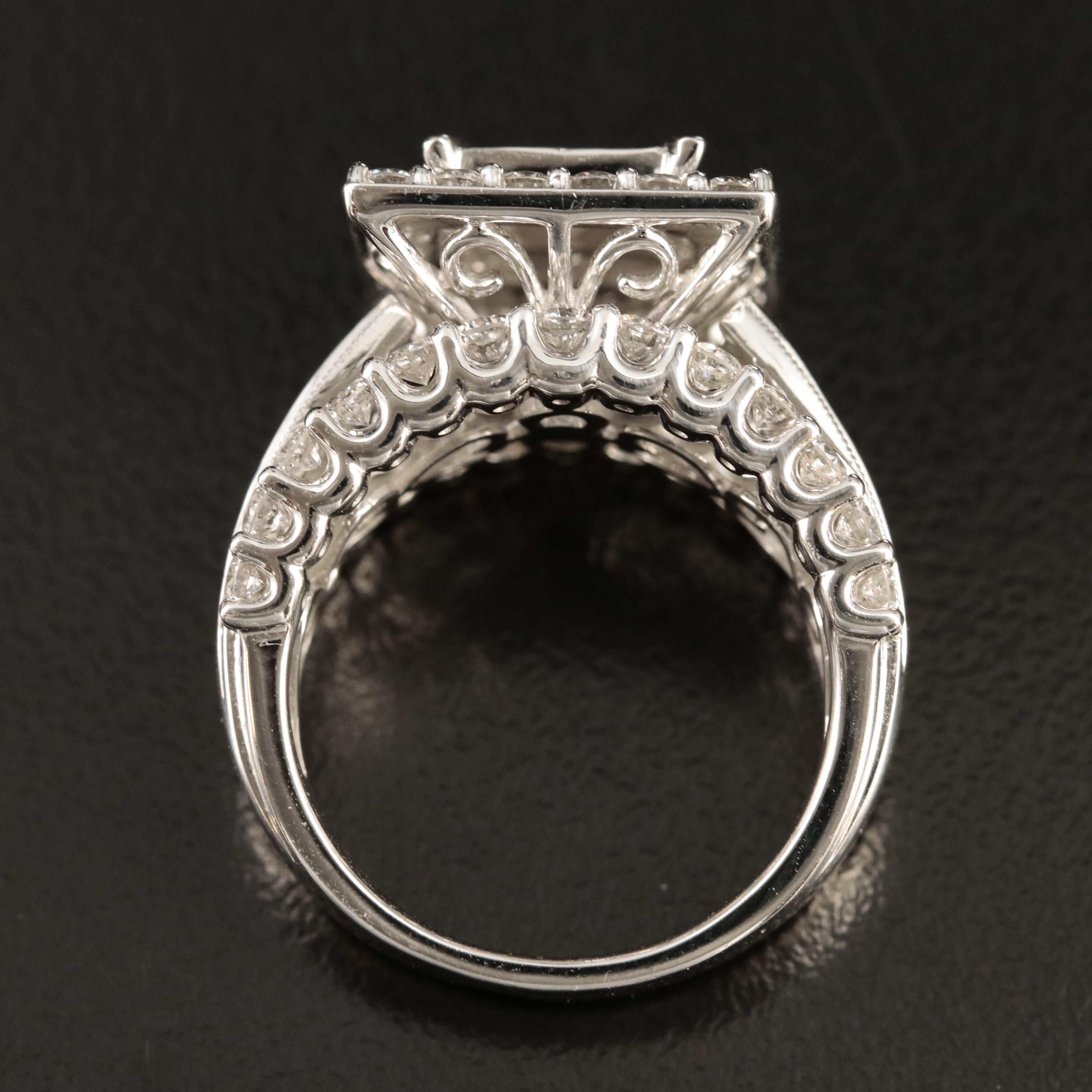 14K 4.02 CTW Diamond Ring