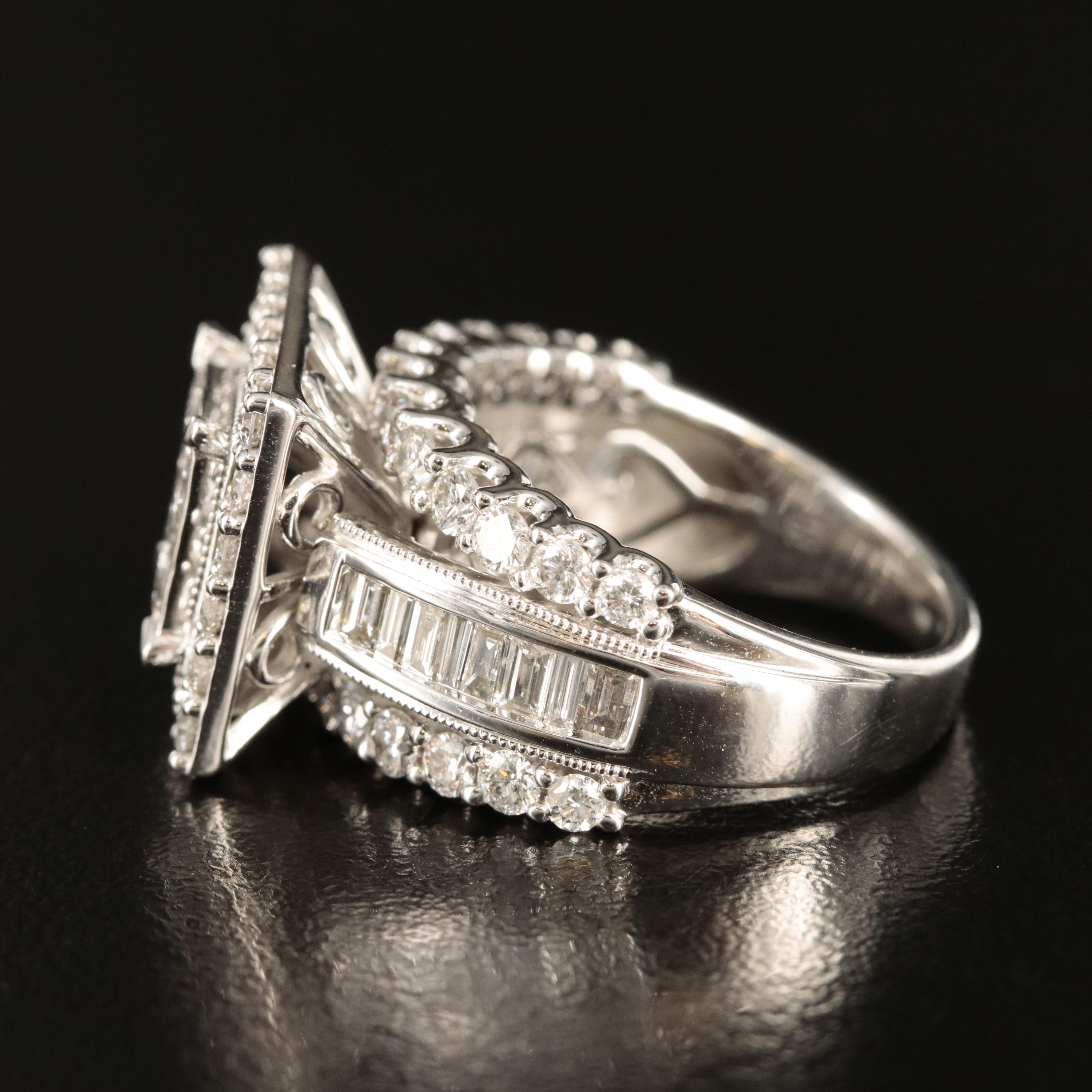 14K 4.02 CTW Diamond Ring