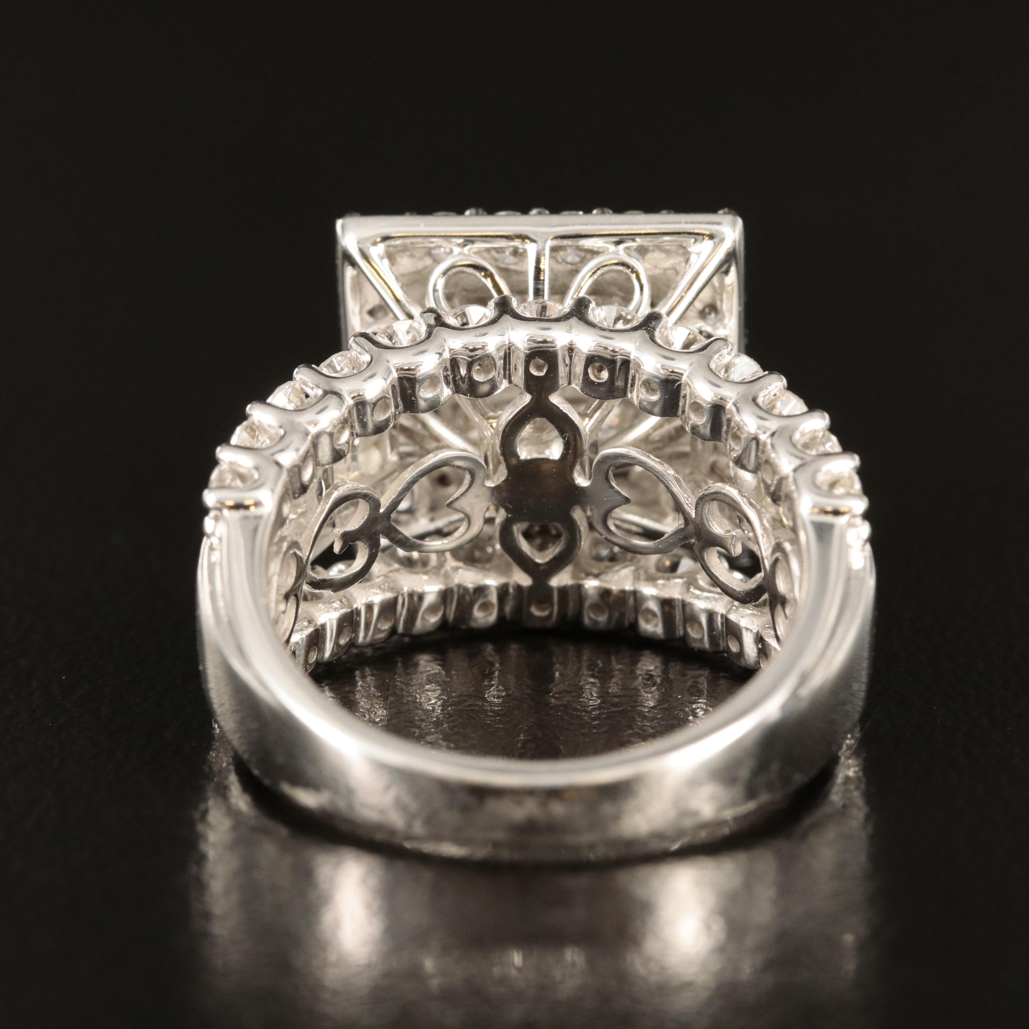 14K 4.02 CTW Diamond Ring