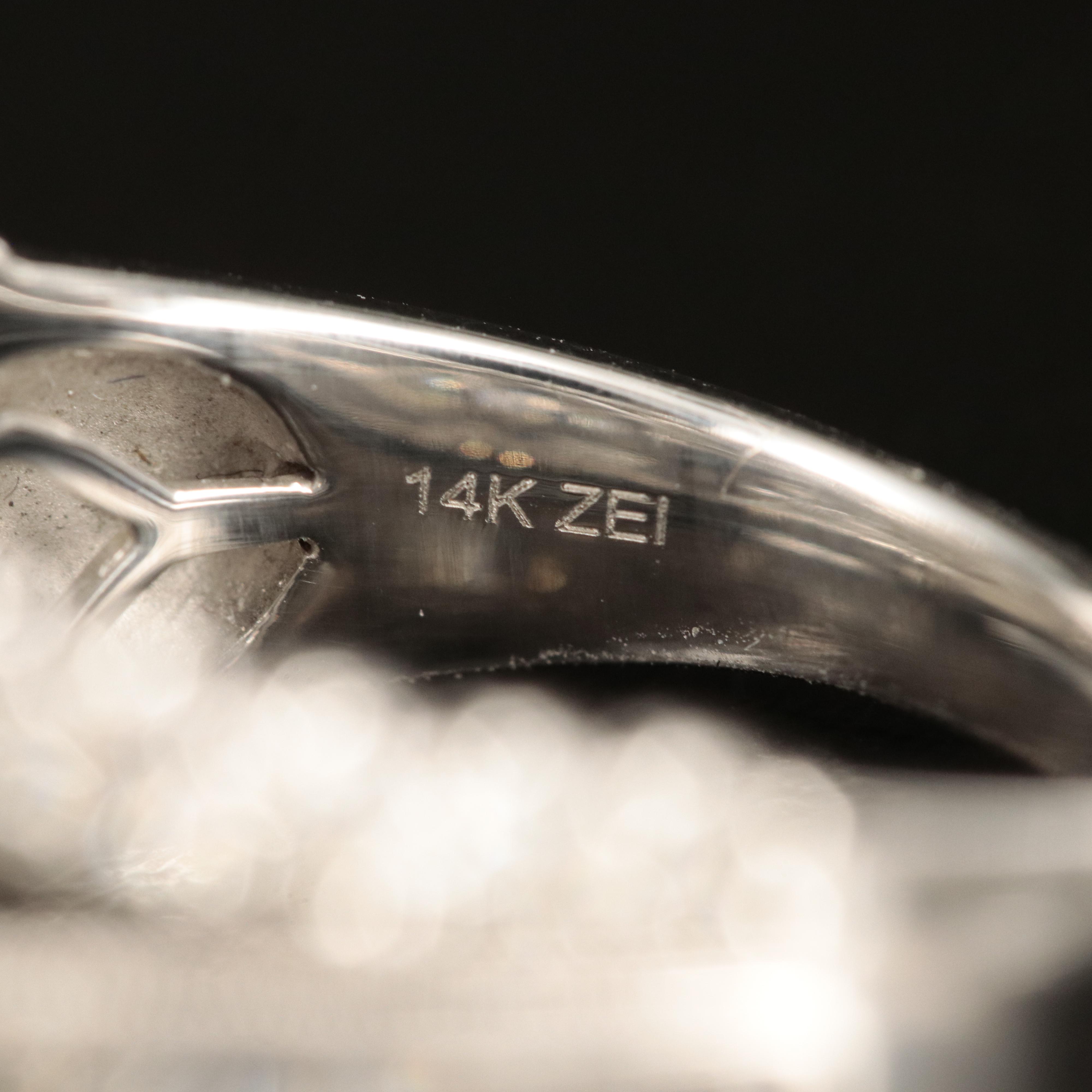 14K 4.02 CTW Diamond Ring