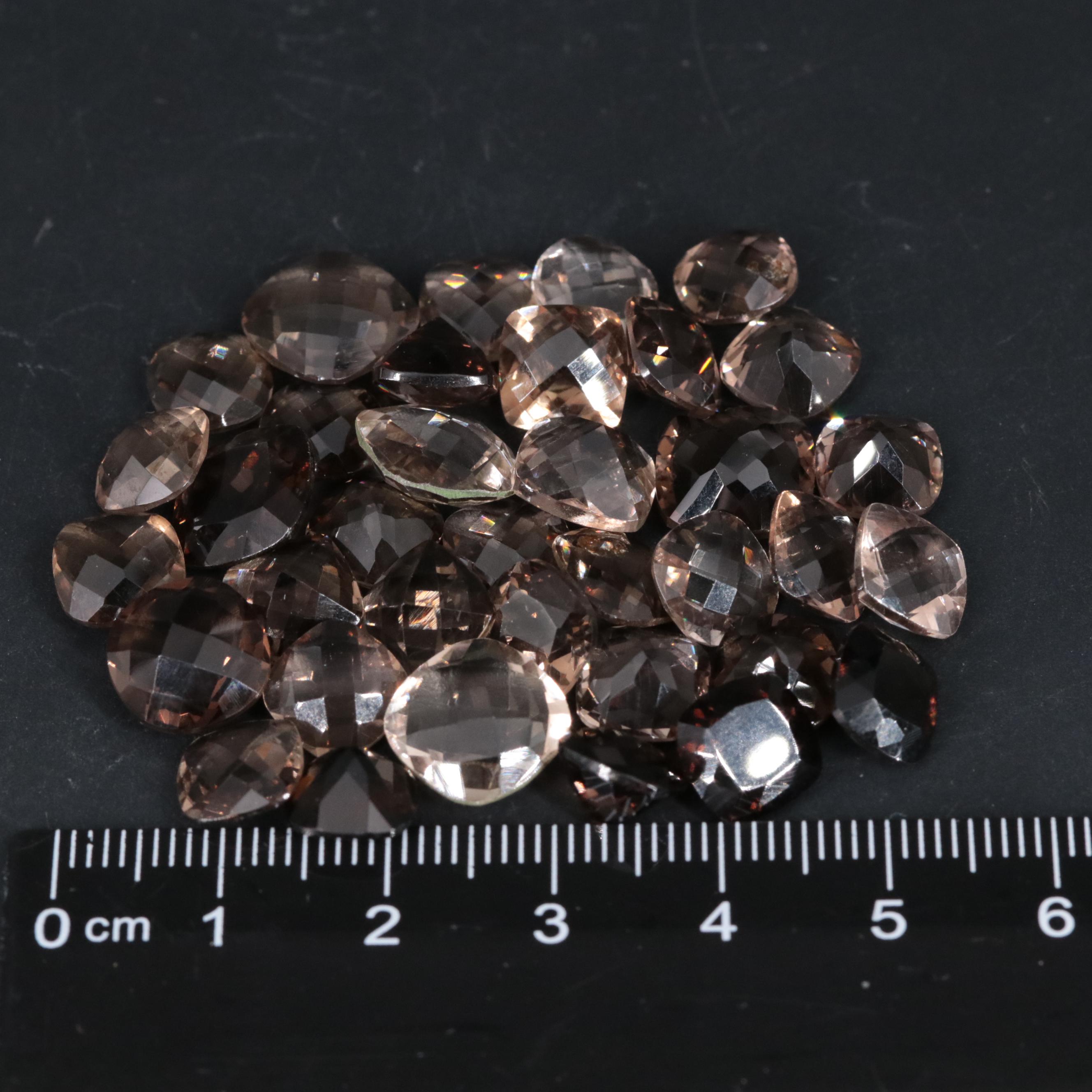 Loose 75.92 CTW Smoky Quartz