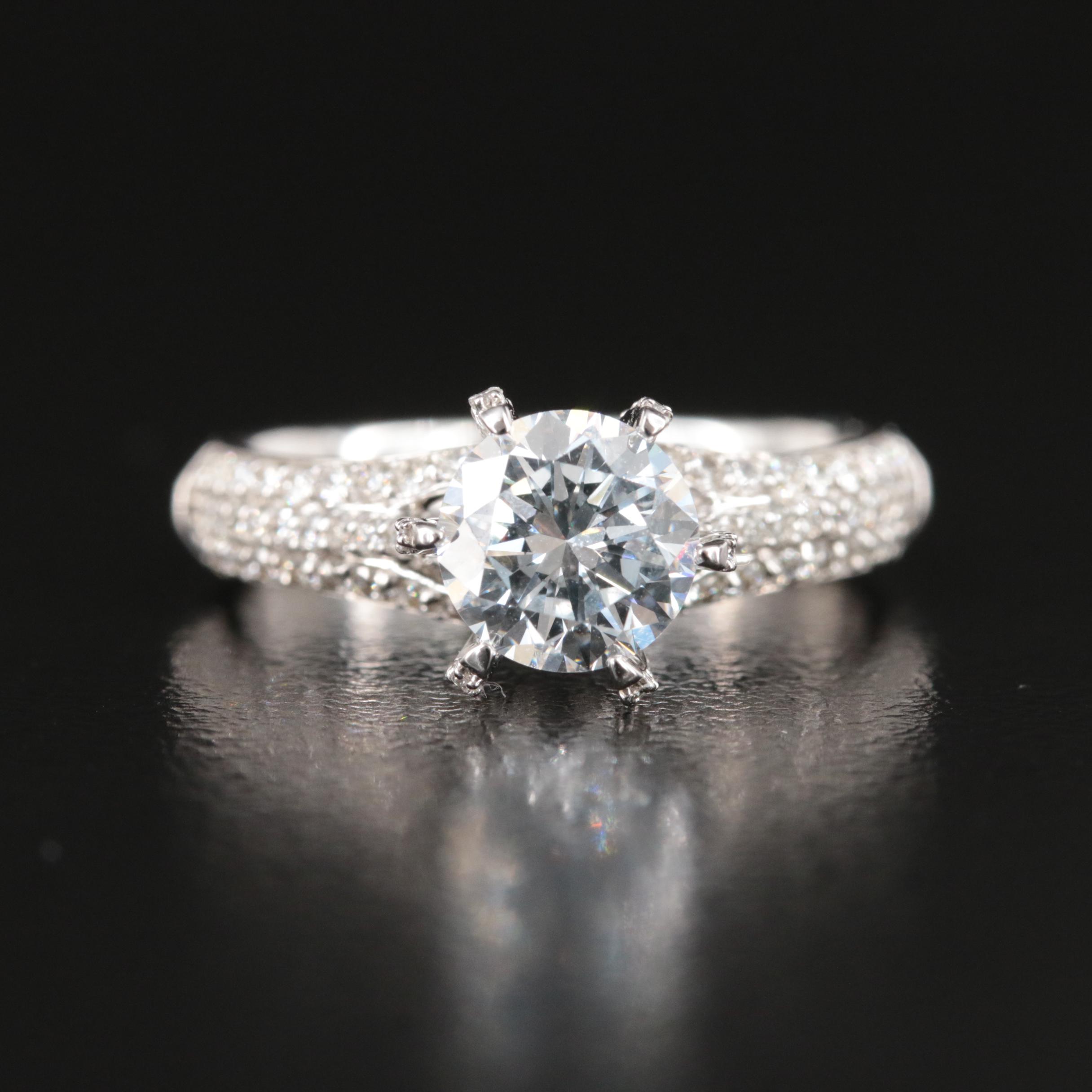 14K 1.67 CTW Lab Grown Diamond Ring