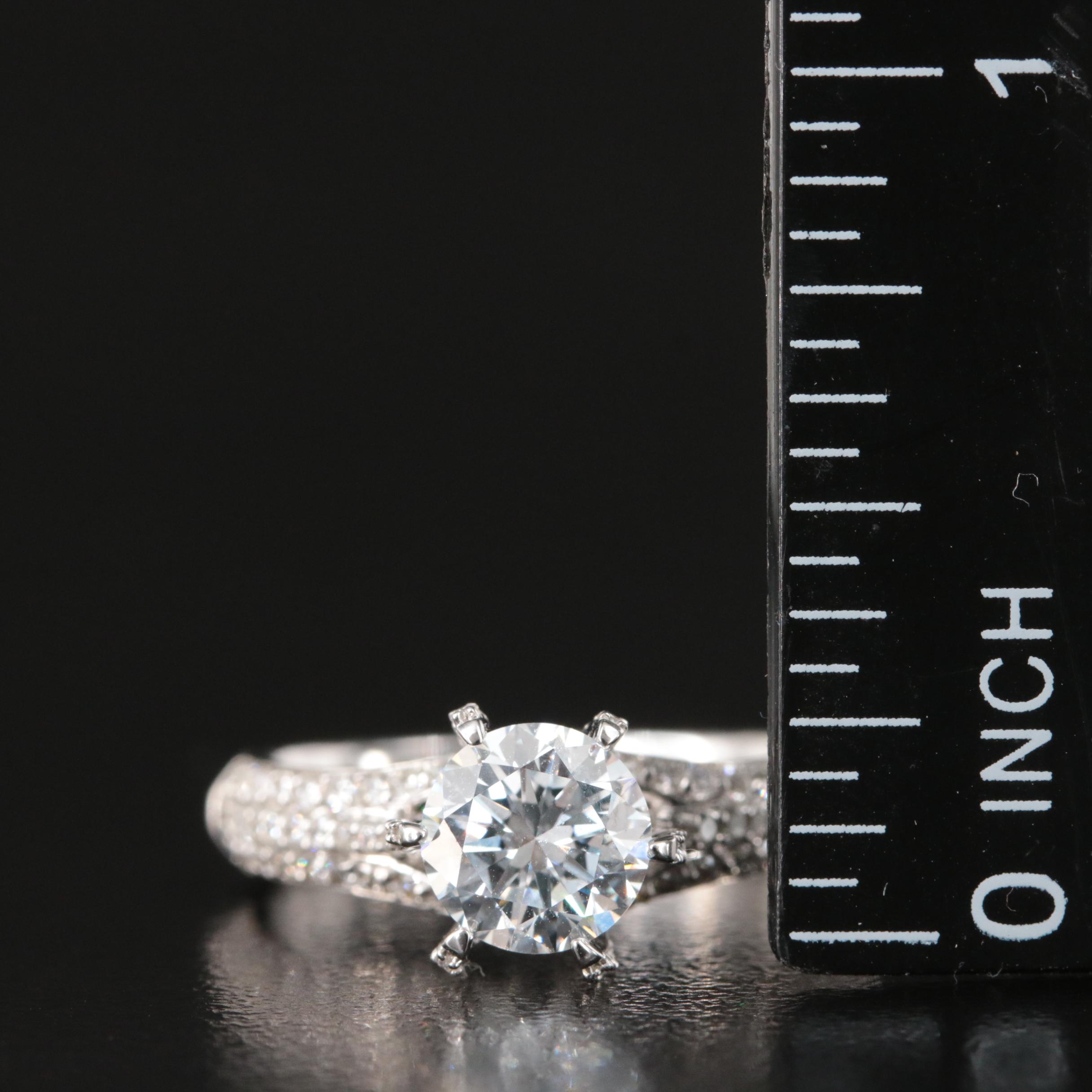 14K 1.67 CTW Lab Grown Diamond Ring