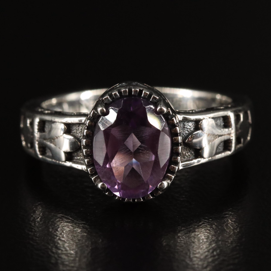 Sterling Amethyst Ring