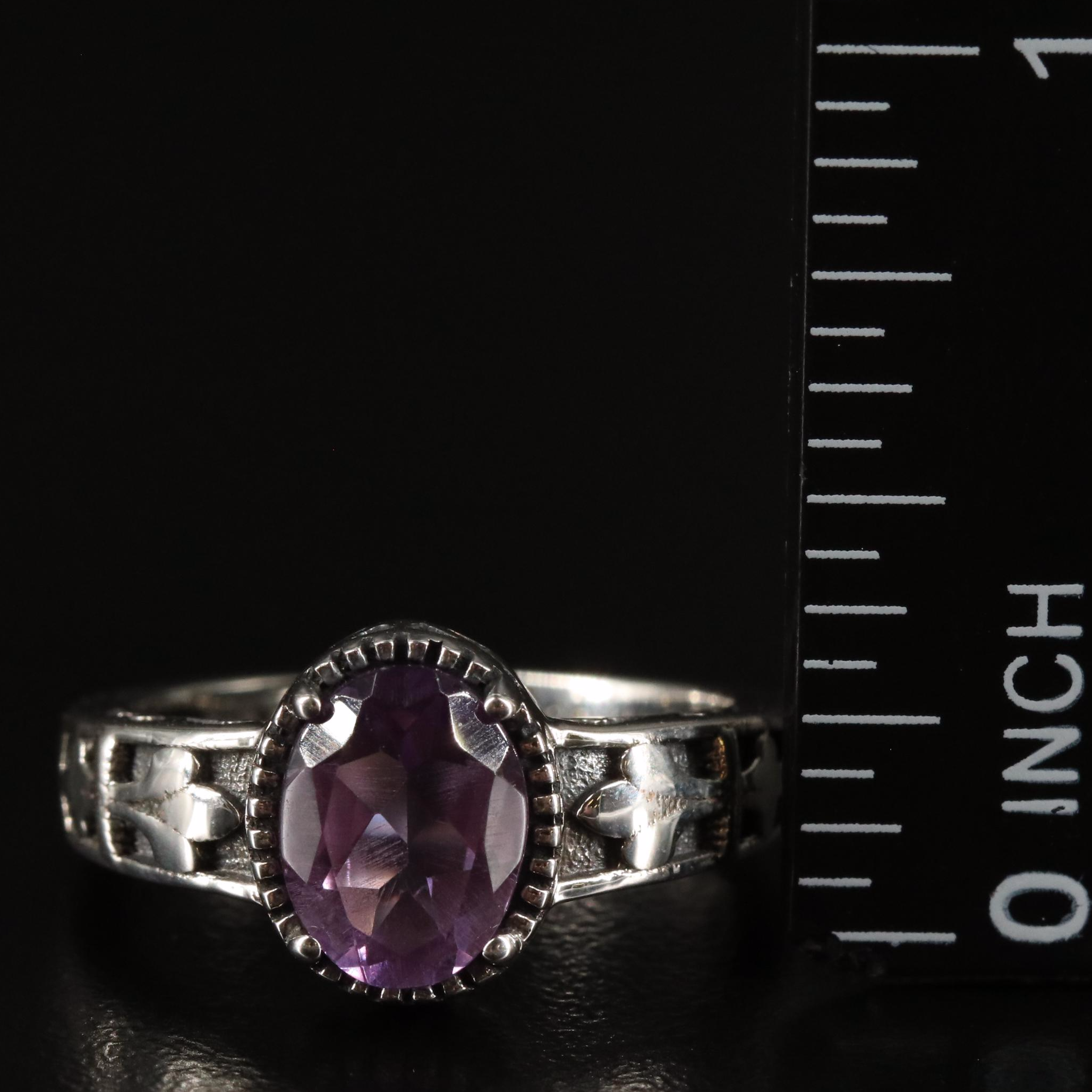 Sterling Amethyst Ring