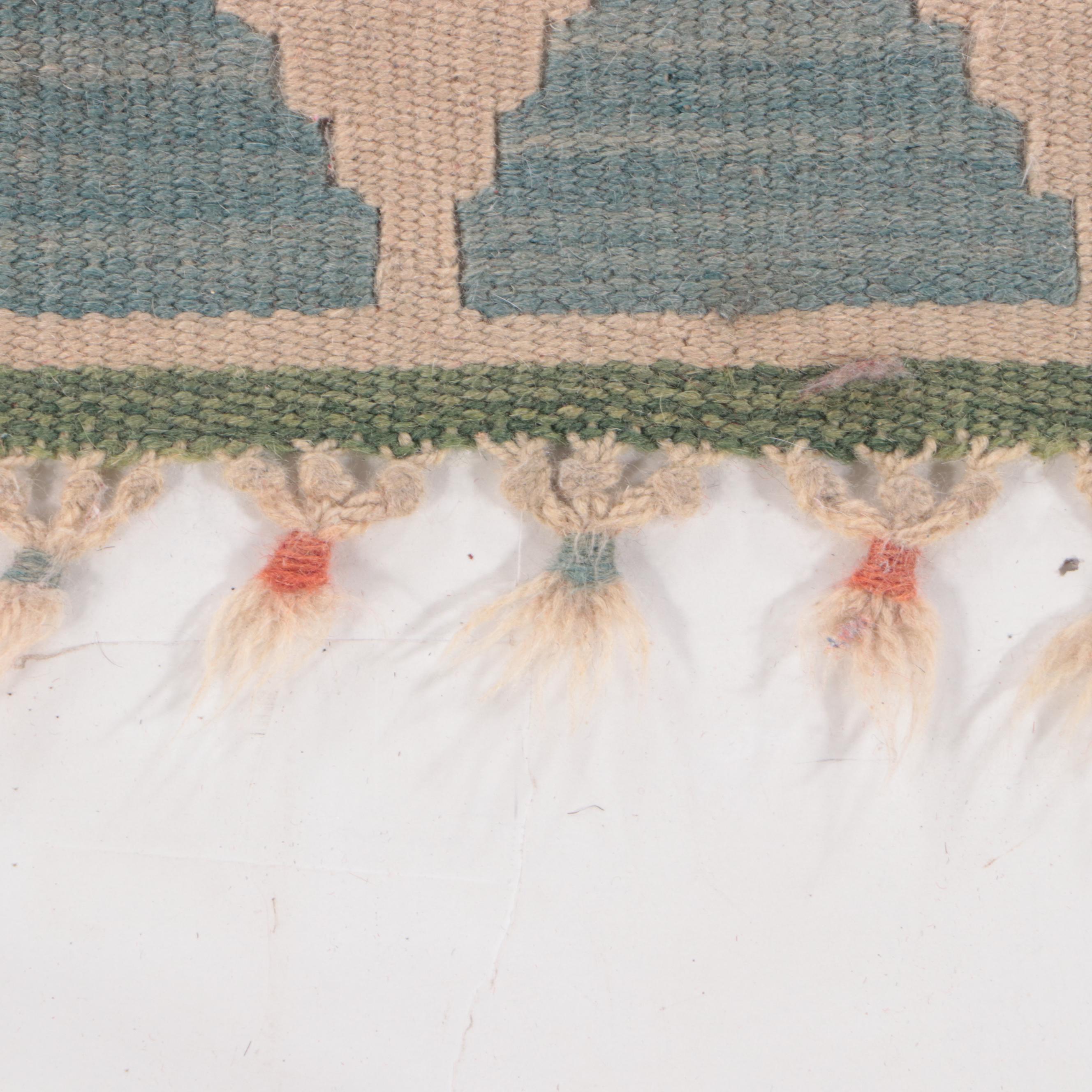 3'7 x 5'9 Handwoven Indian Kilim Area Rug