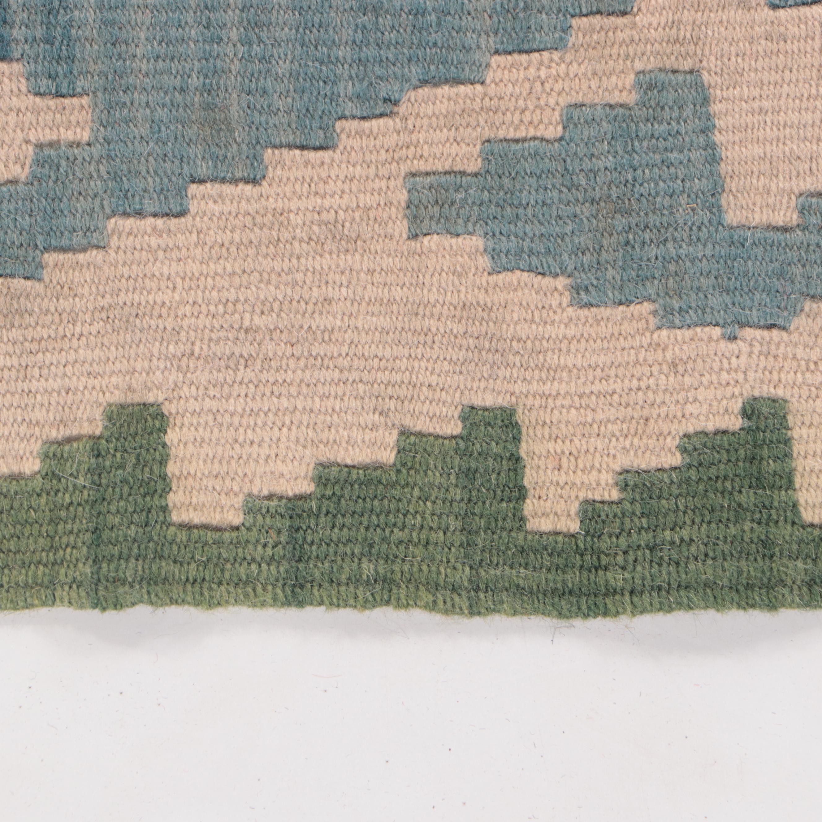 3'7 x 5'9 Handwoven Indian Kilim Area Rug