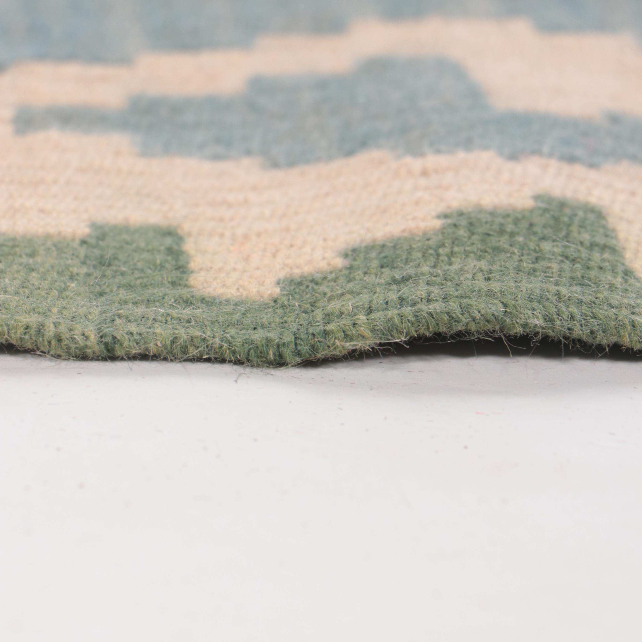 3'7 x 5'9 Handwoven Indian Kilim Area Rug