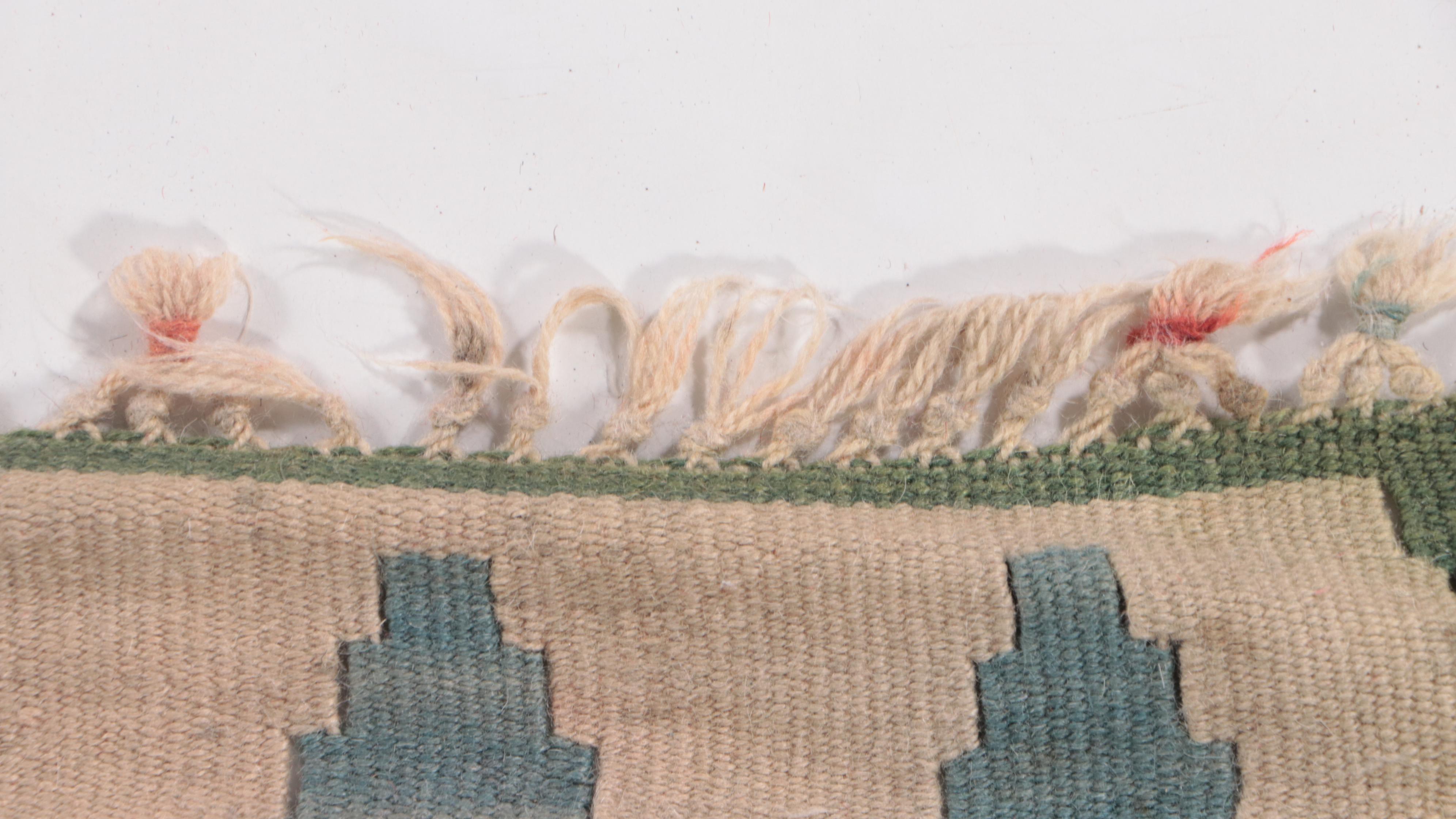 3'7 x 5'9 Handwoven Indian Kilim Area Rug