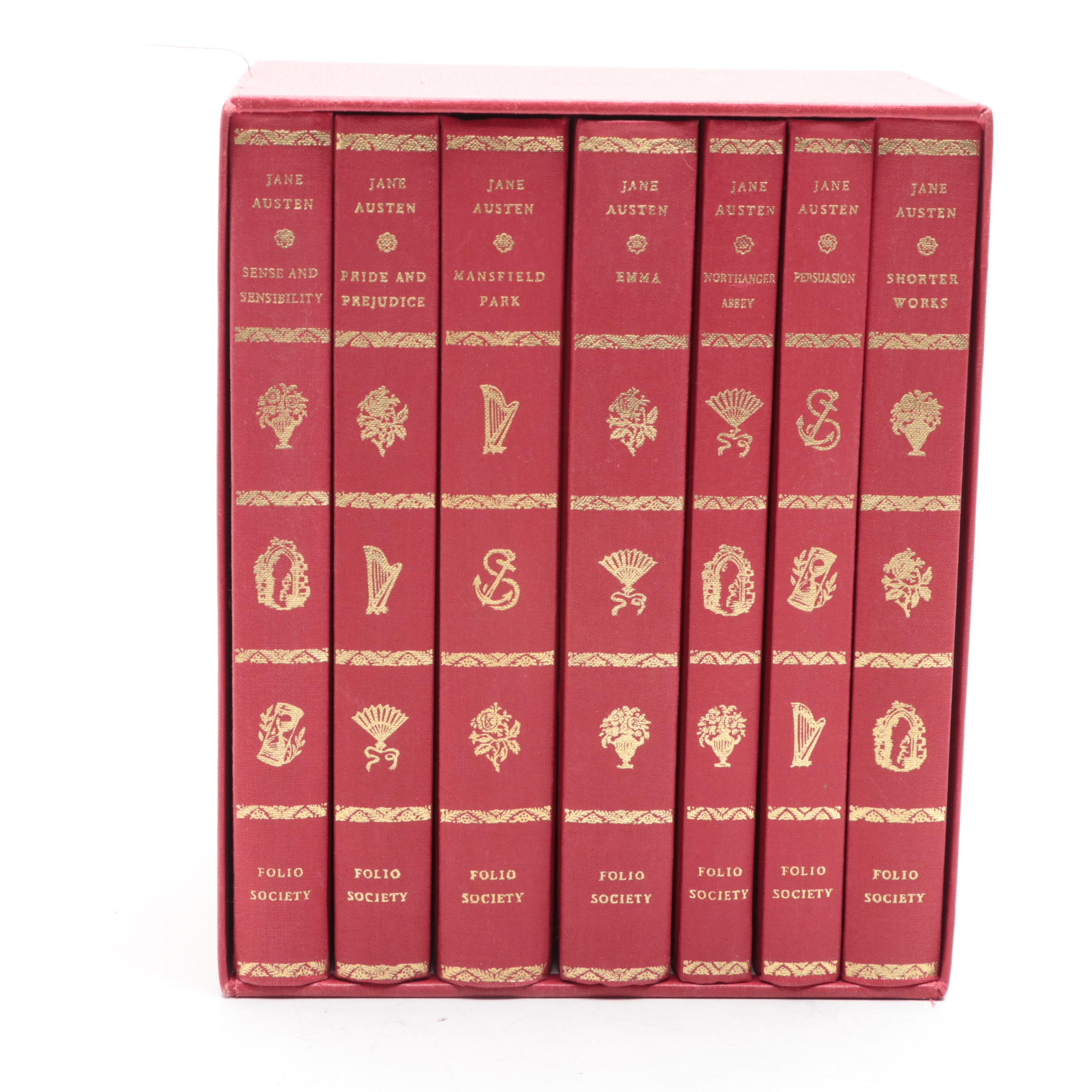 Folio Society "The Complete Novels of Jane Austen" Seven-Volume Box Set, 1989