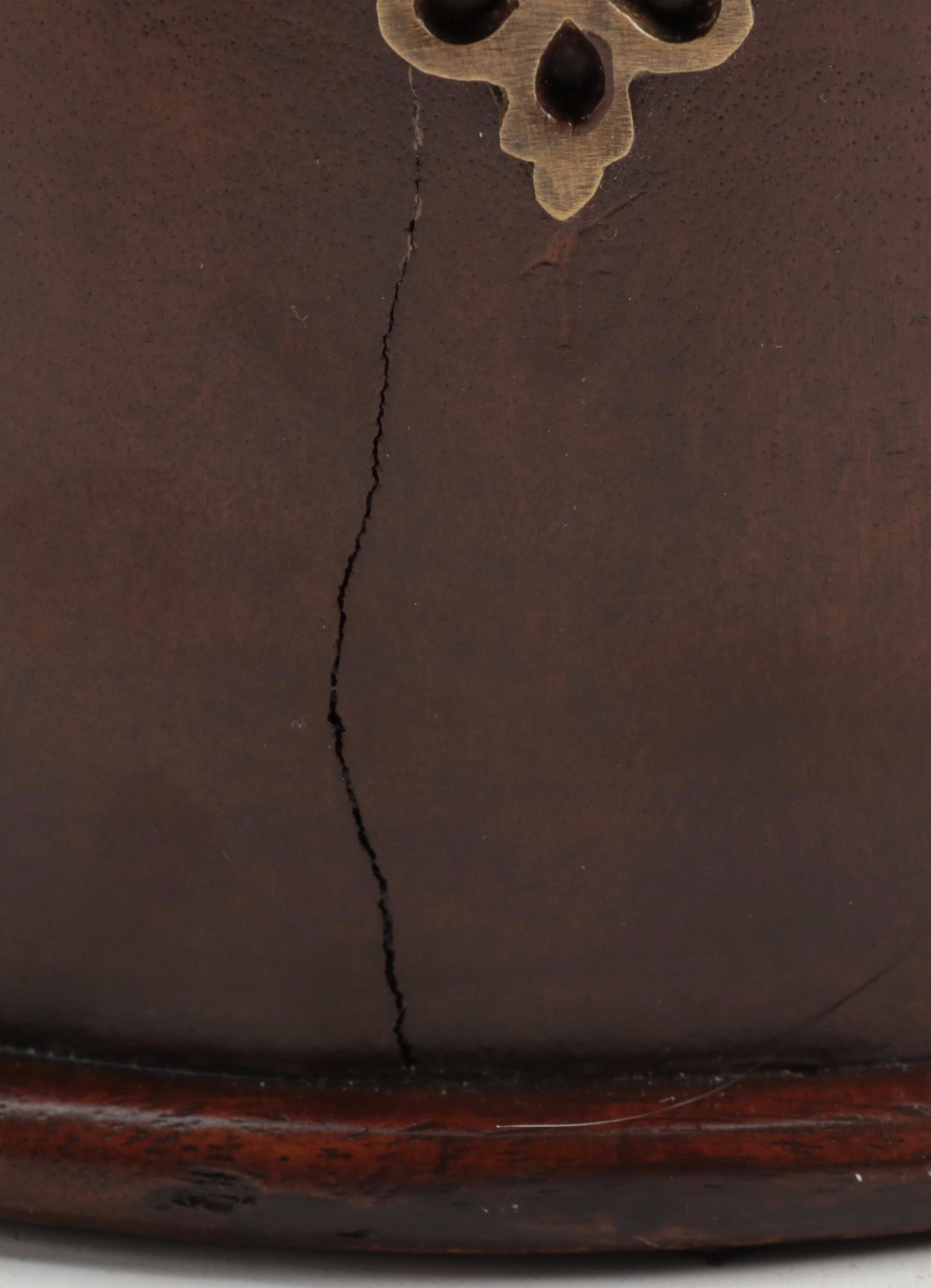 George III Style English Mahogany Knife Box