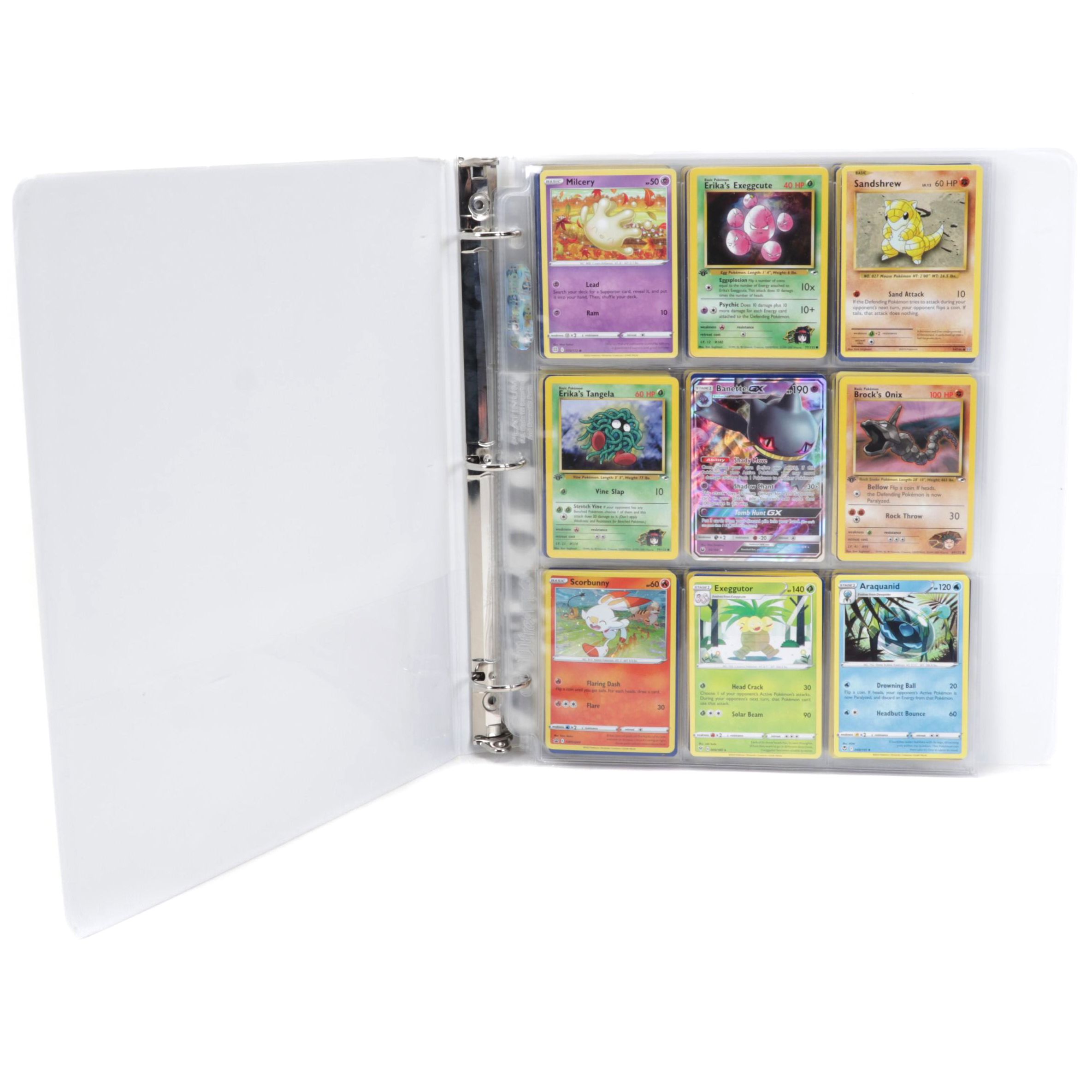 Pokémon Trading Cards Including "Feebas" and First Edition "Brock's Onix"