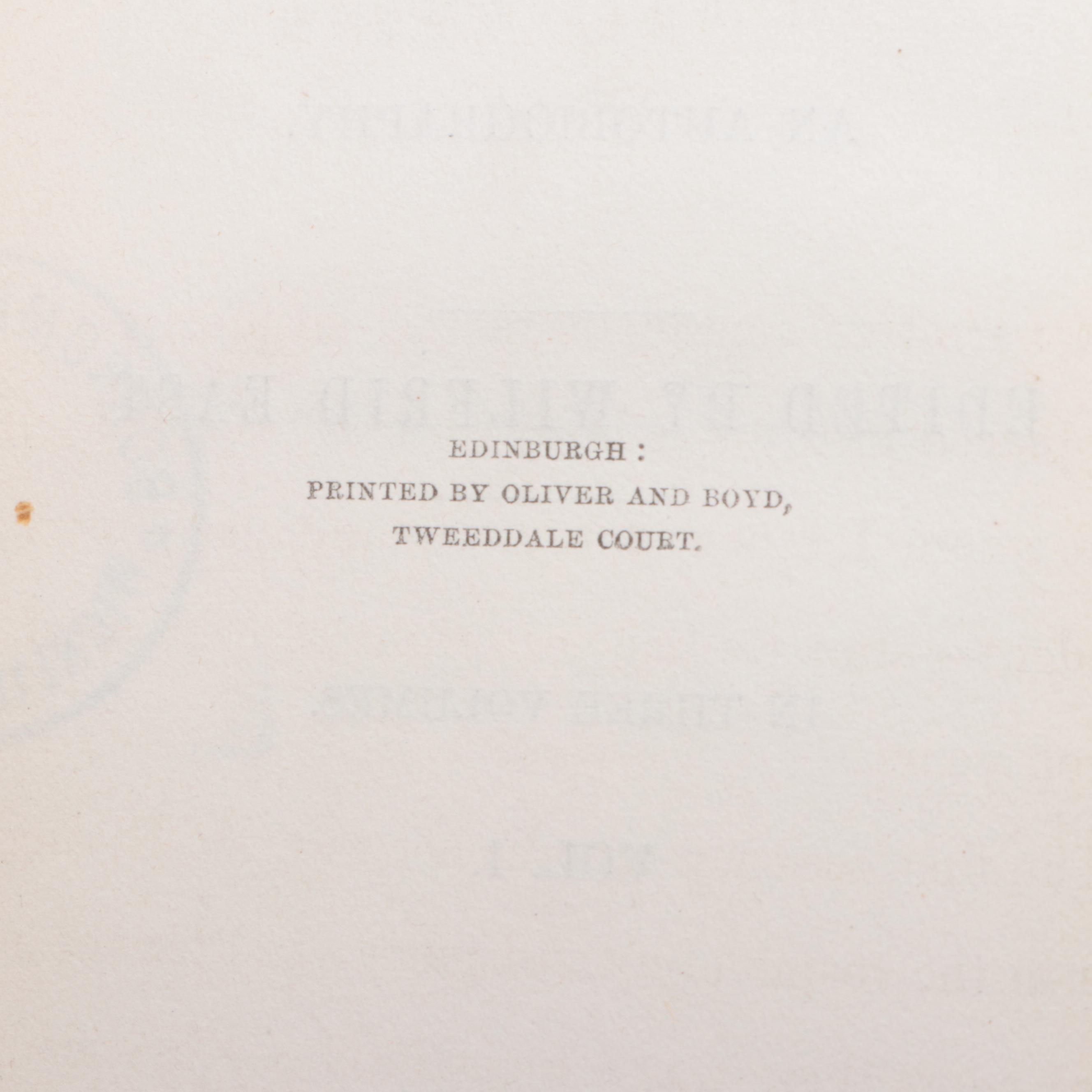 First Edition "Maurice Elvington: An Autobiography" Three-Volume Set, 1856