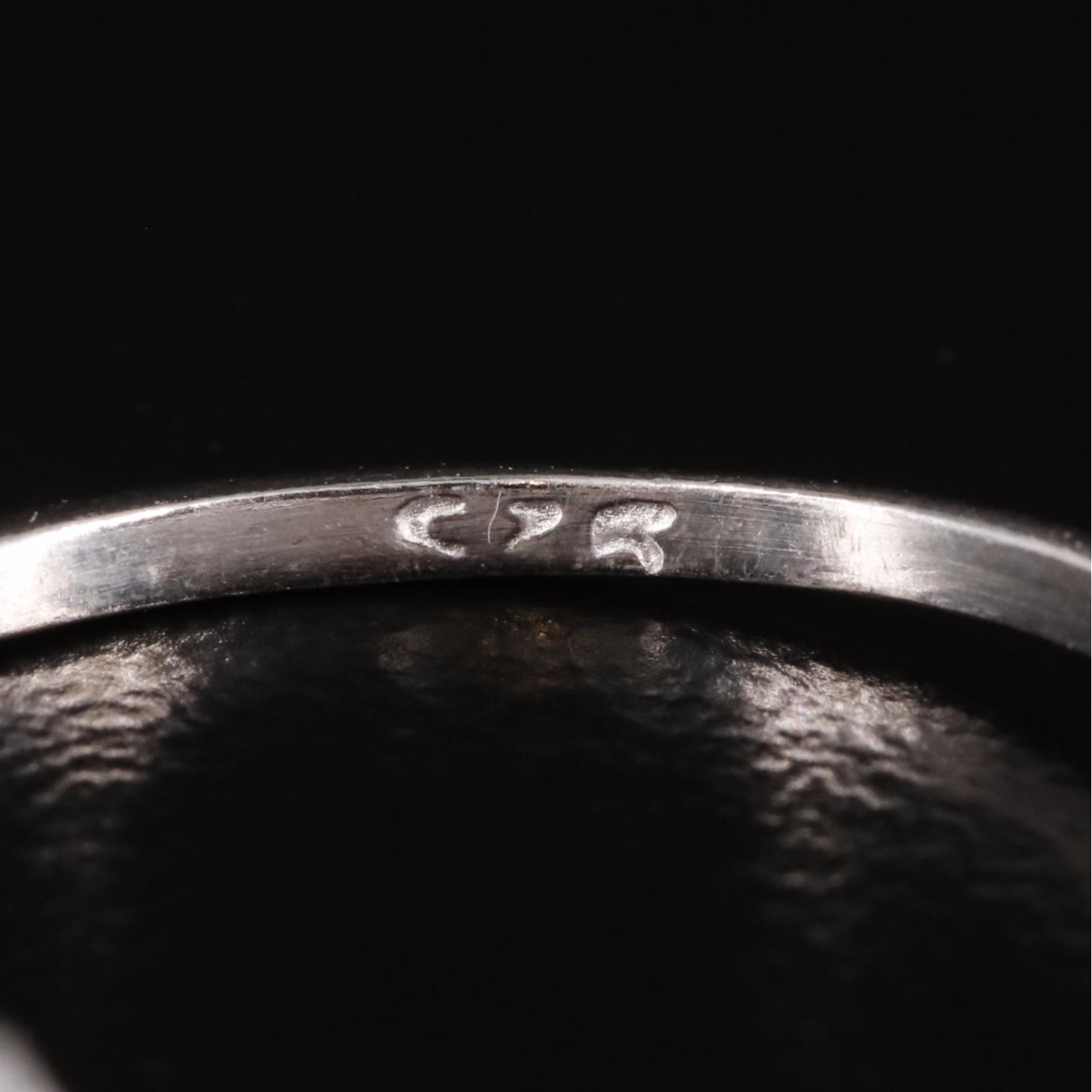 Sterling Citrine and Garnet Ring