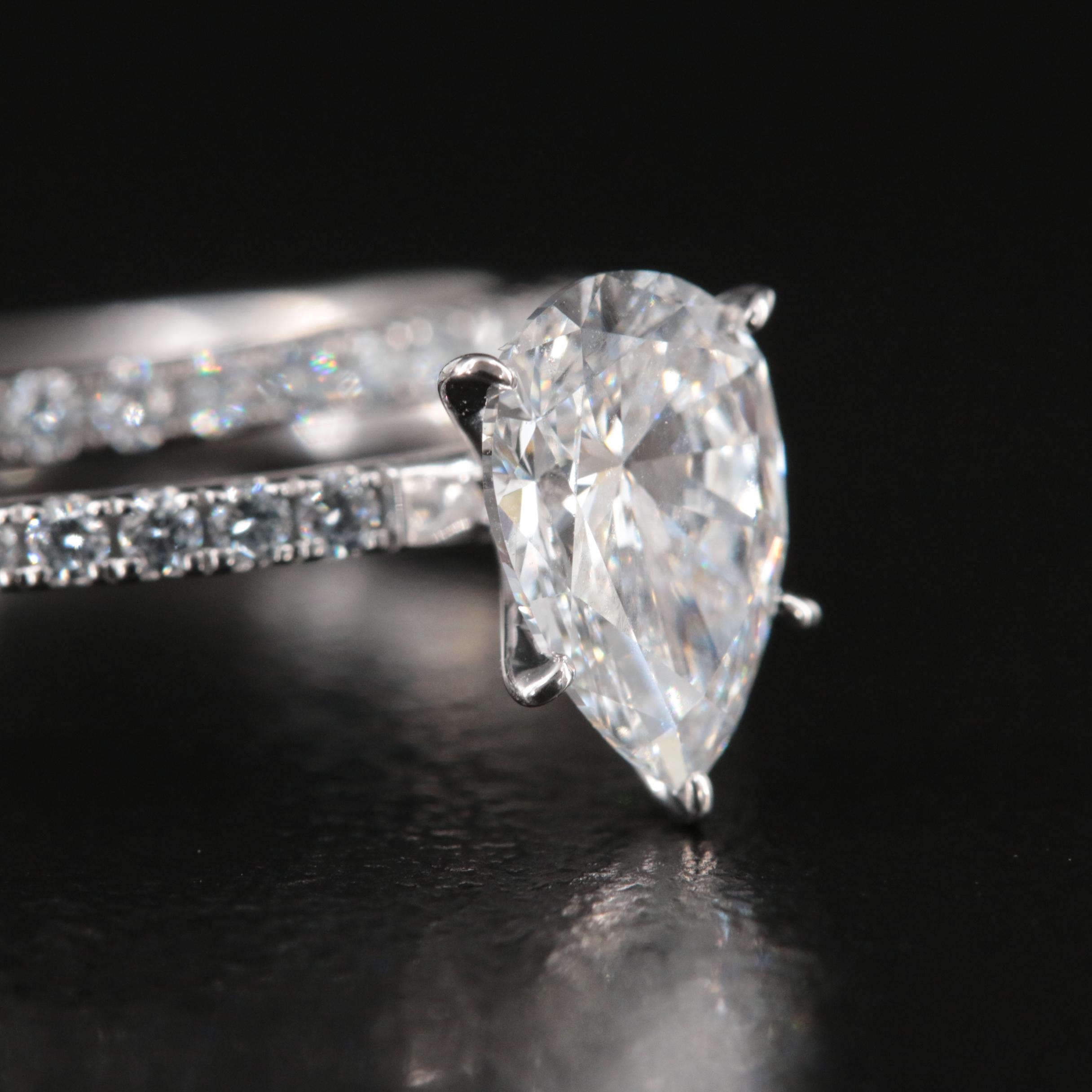 14K 1.33 CTW Lab Grown Diamond Ring Set