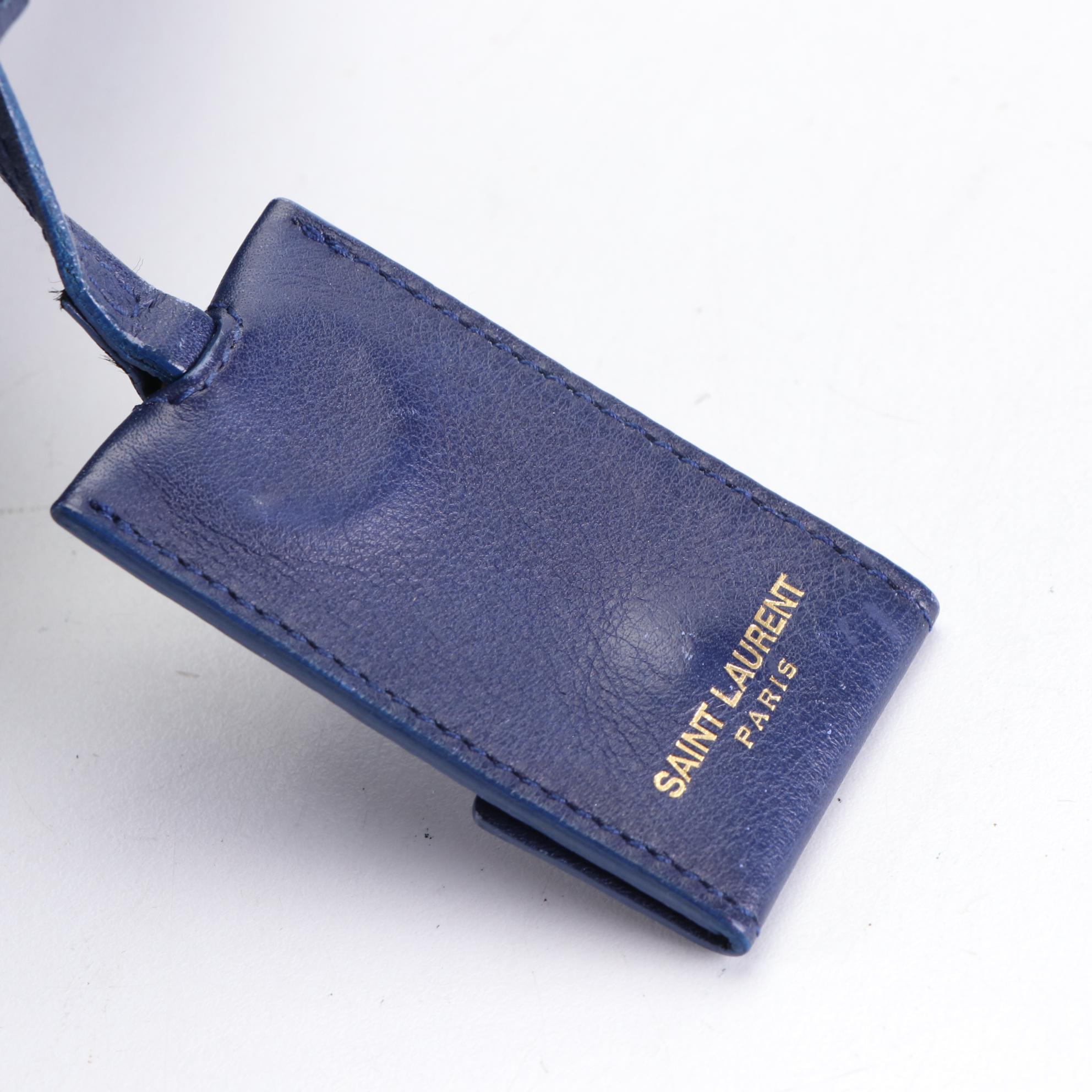 Saint Laurent Classic Y Cabas in Calfskin Leather w/Shoulder Strap