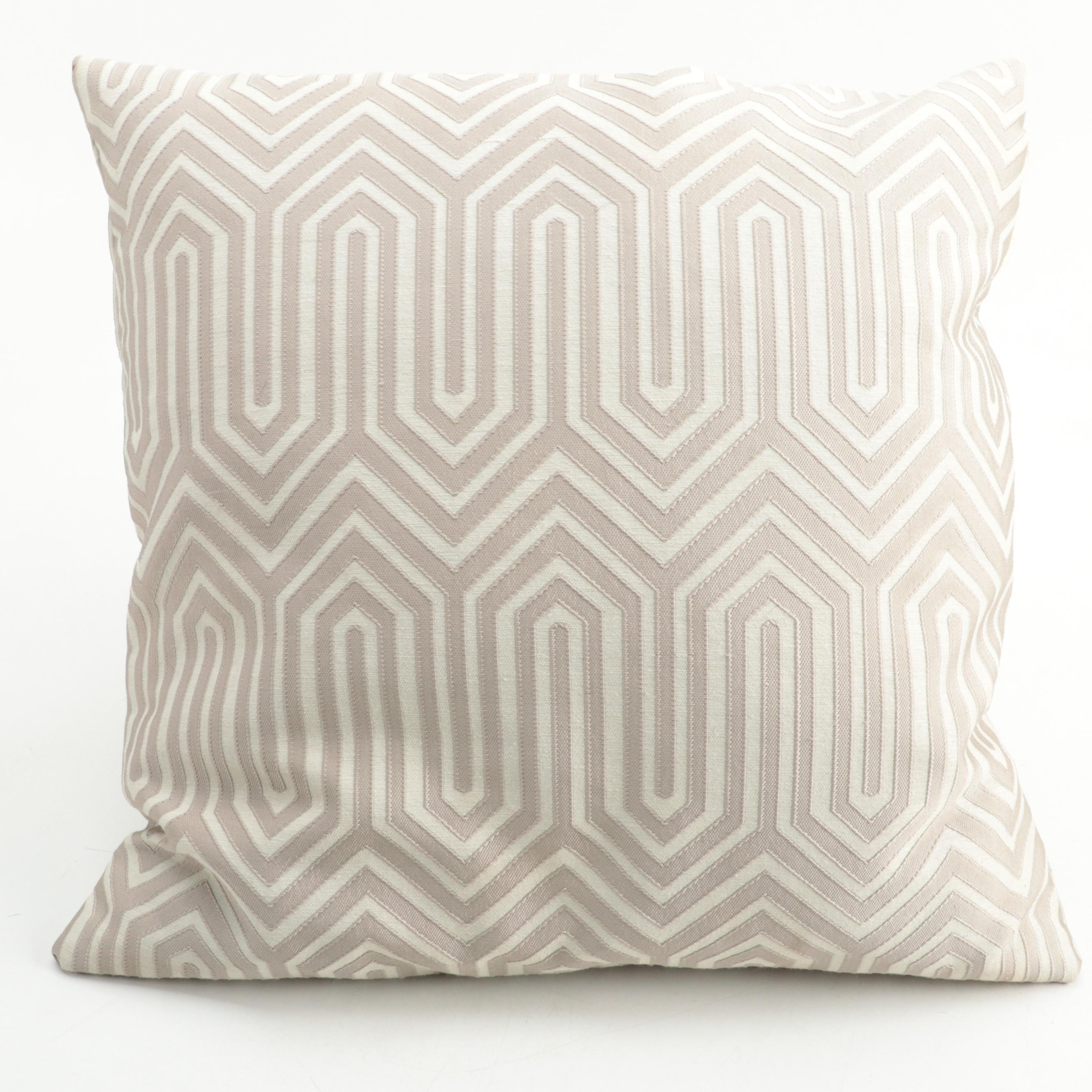 Contemporary Geometric Pattern Down Filled Accent Pillows