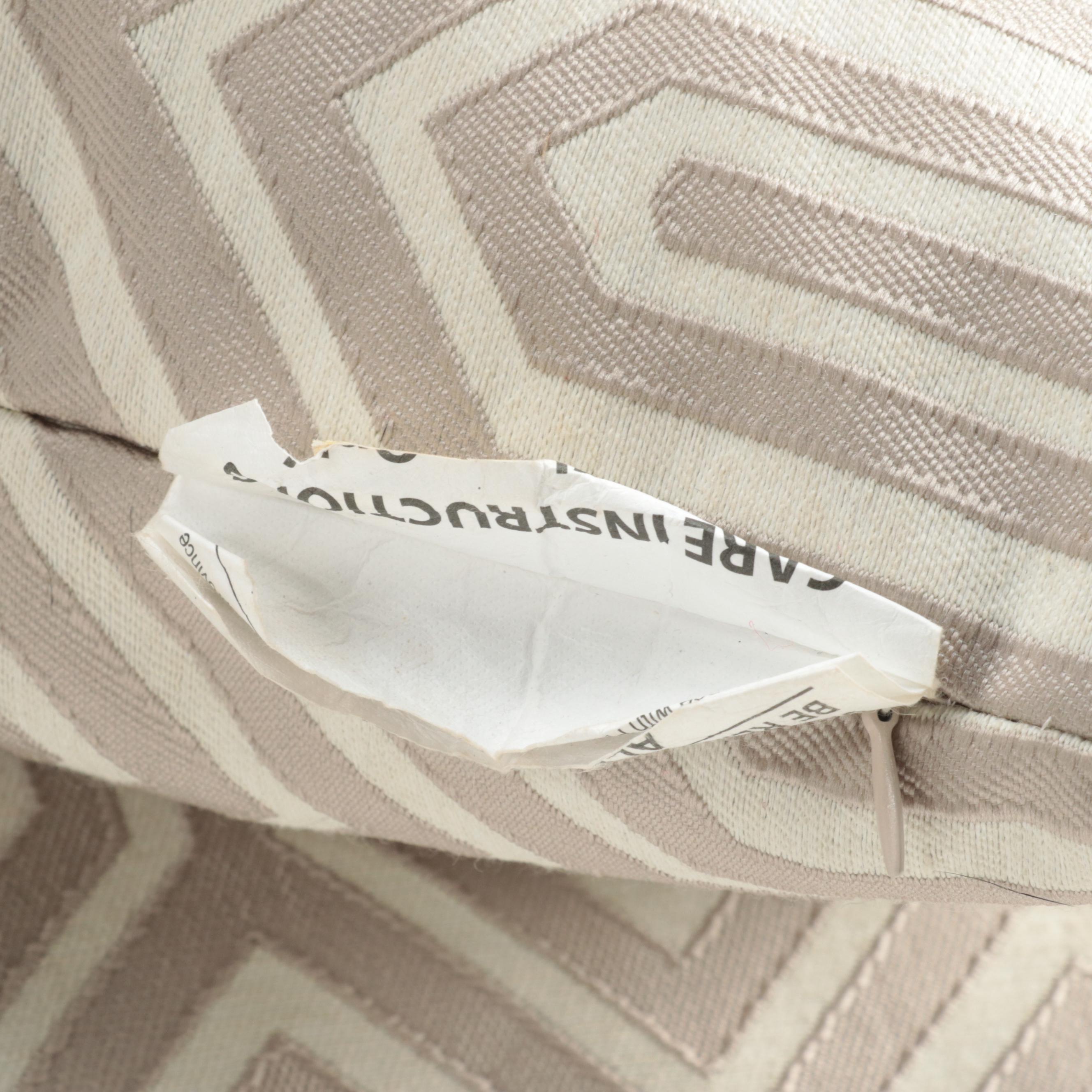 Contemporary Geometric Pattern Down Filled Accent Pillows