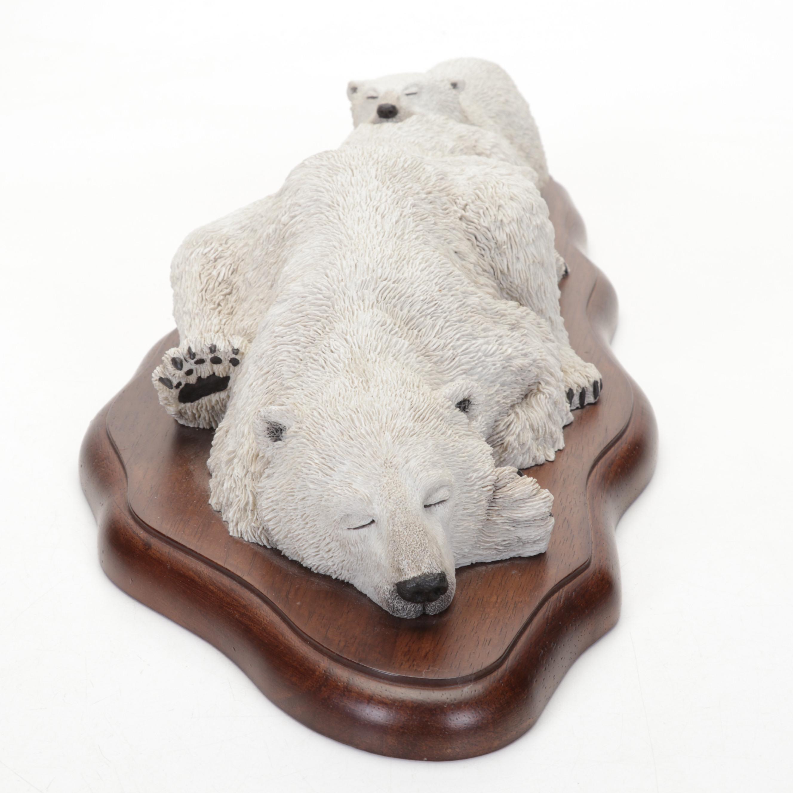 CreArt and Keith Sandulak Composite Sculptures"Polar Dreams" and "Puma"