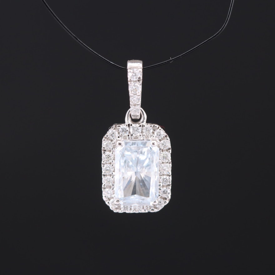 14K 0.64 CTW Lab Grown Diamond Pendant