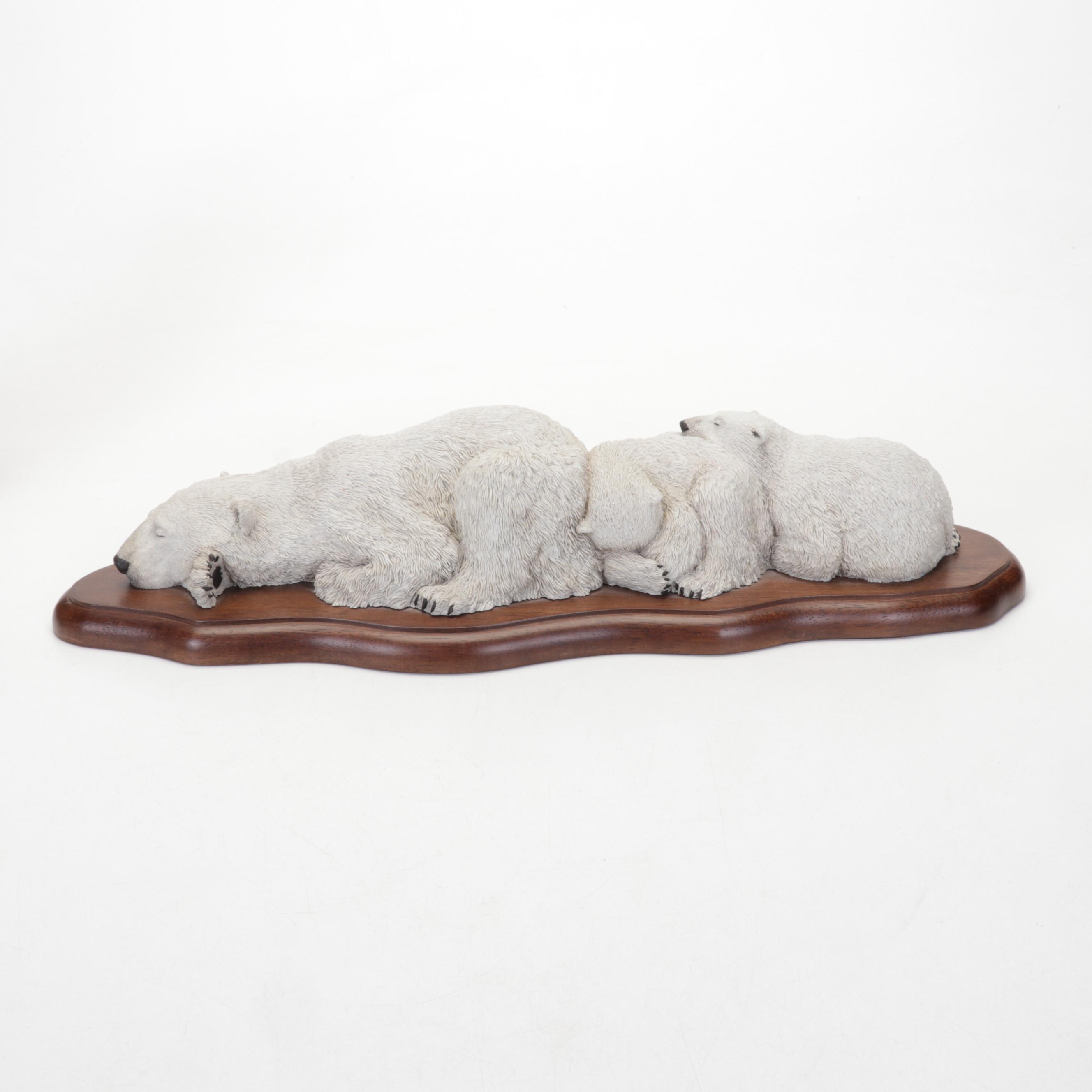 CreArt and Keith Sandulak Composite Sculptures"Polar Dreams" and "Puma"