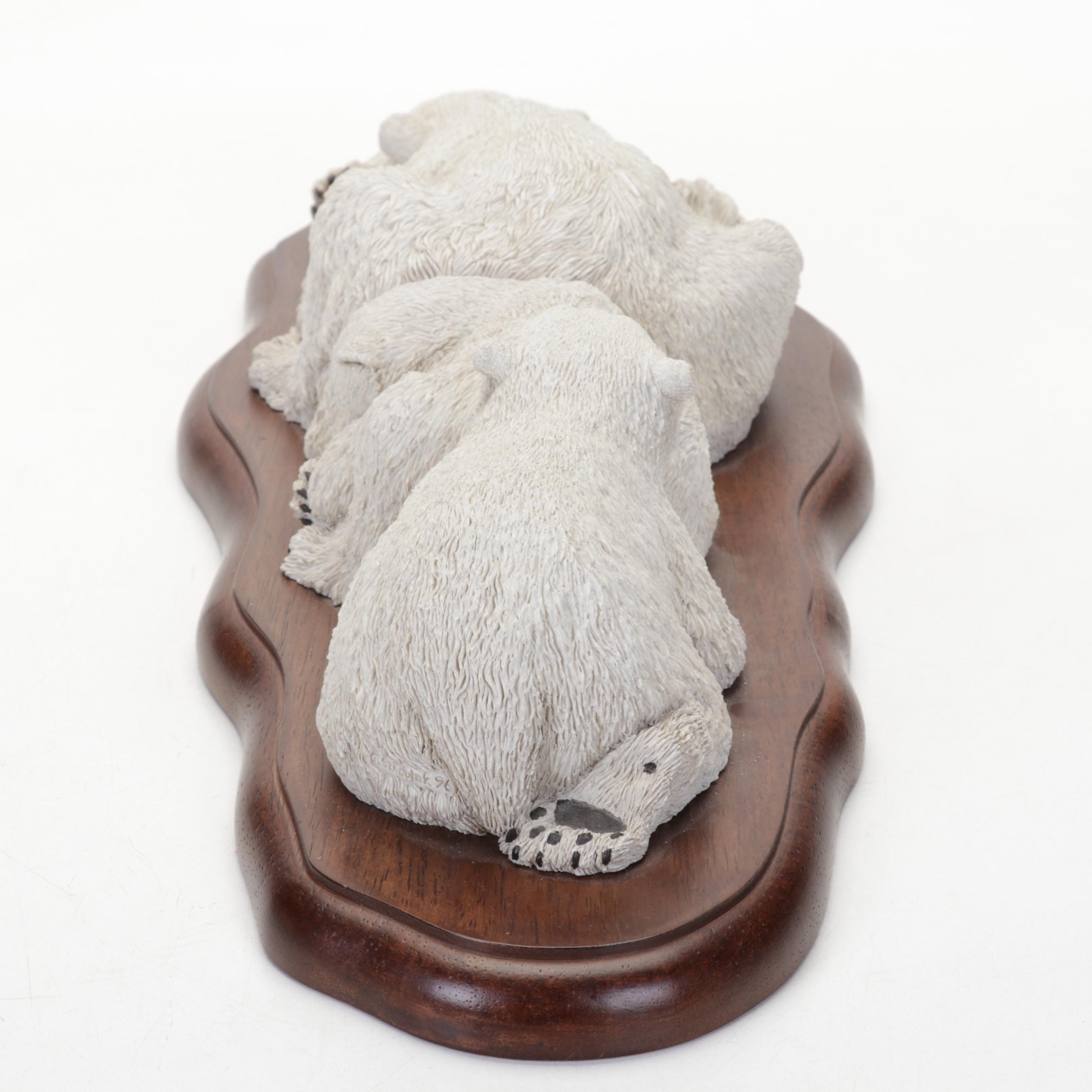 CreArt and Keith Sandulak Composite Sculptures"Polar Dreams" and "Puma"