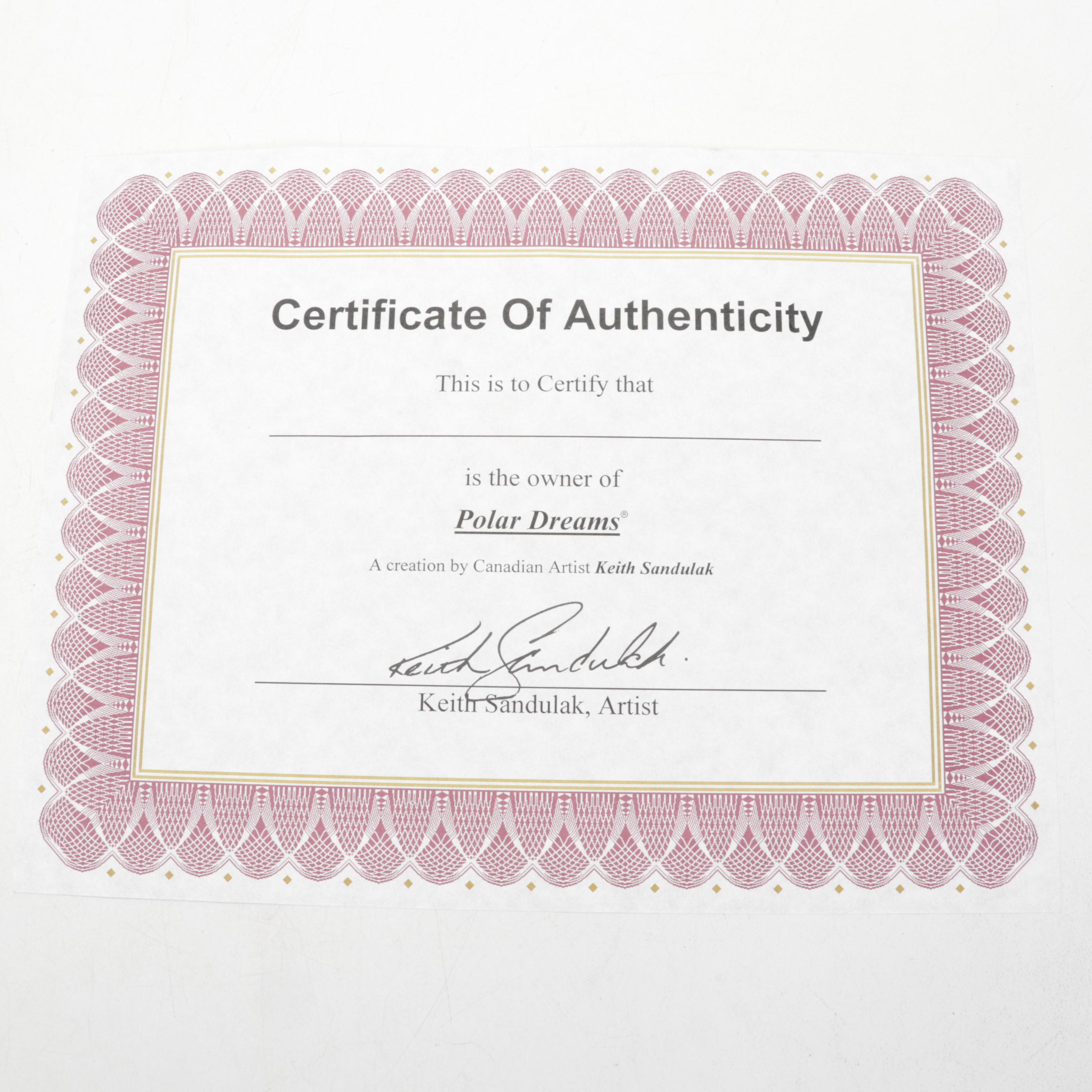 CreArt and Keith Sandulak Composite Sculptures"Polar Dreams" and "Puma"