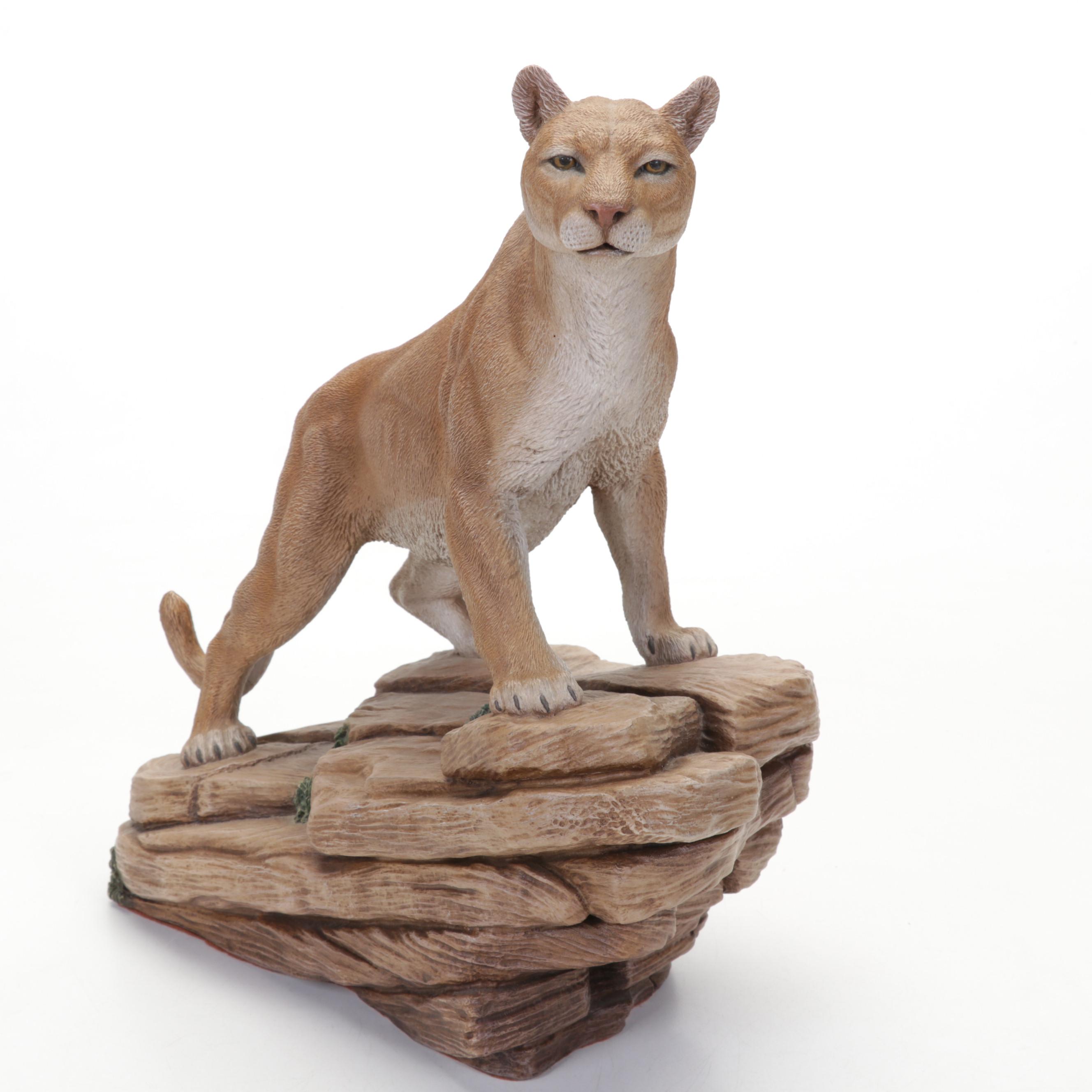 CreArt and Keith Sandulak Composite Sculptures"Polar Dreams" and "Puma"