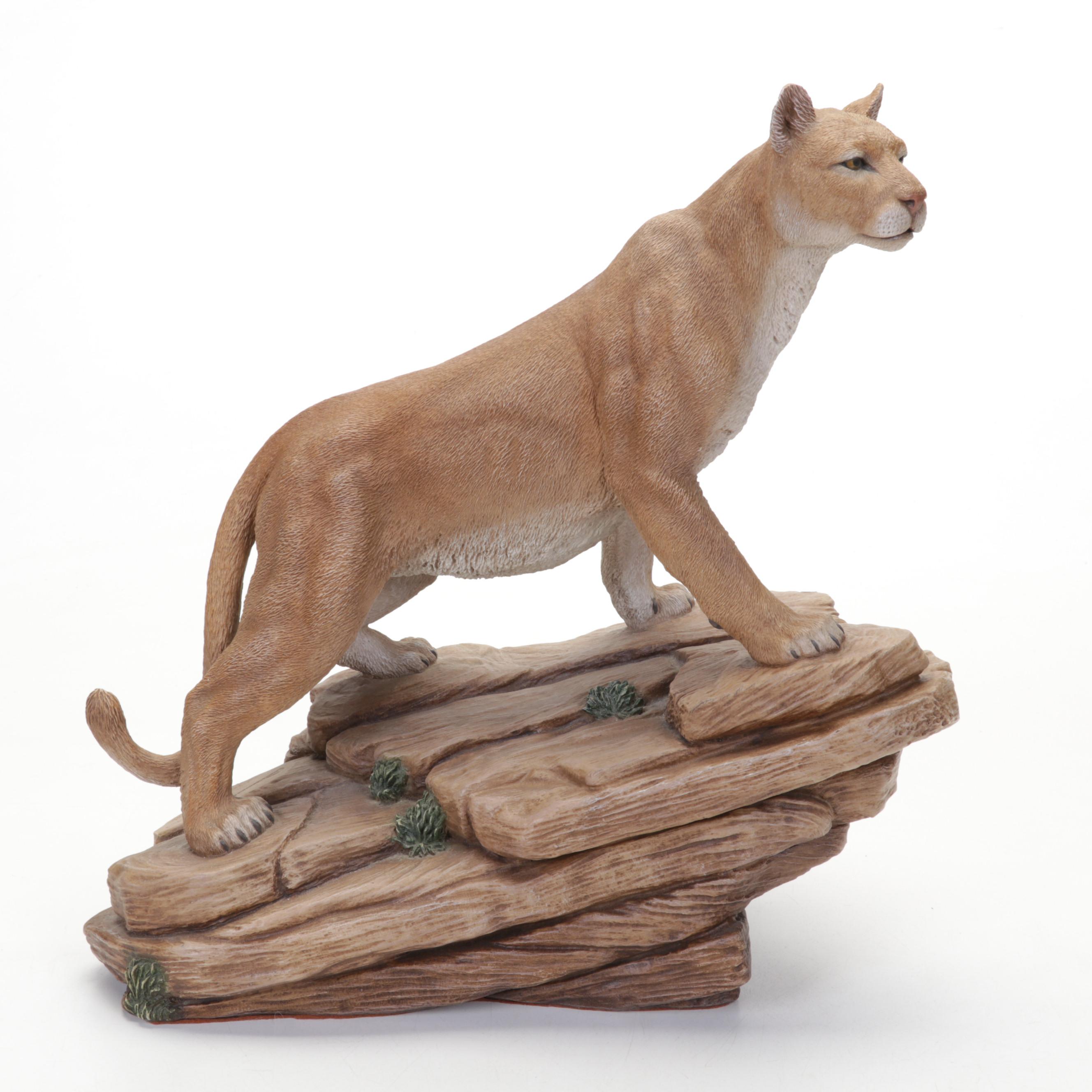 CreArt and Keith Sandulak Composite Sculptures"Polar Dreams" and "Puma"