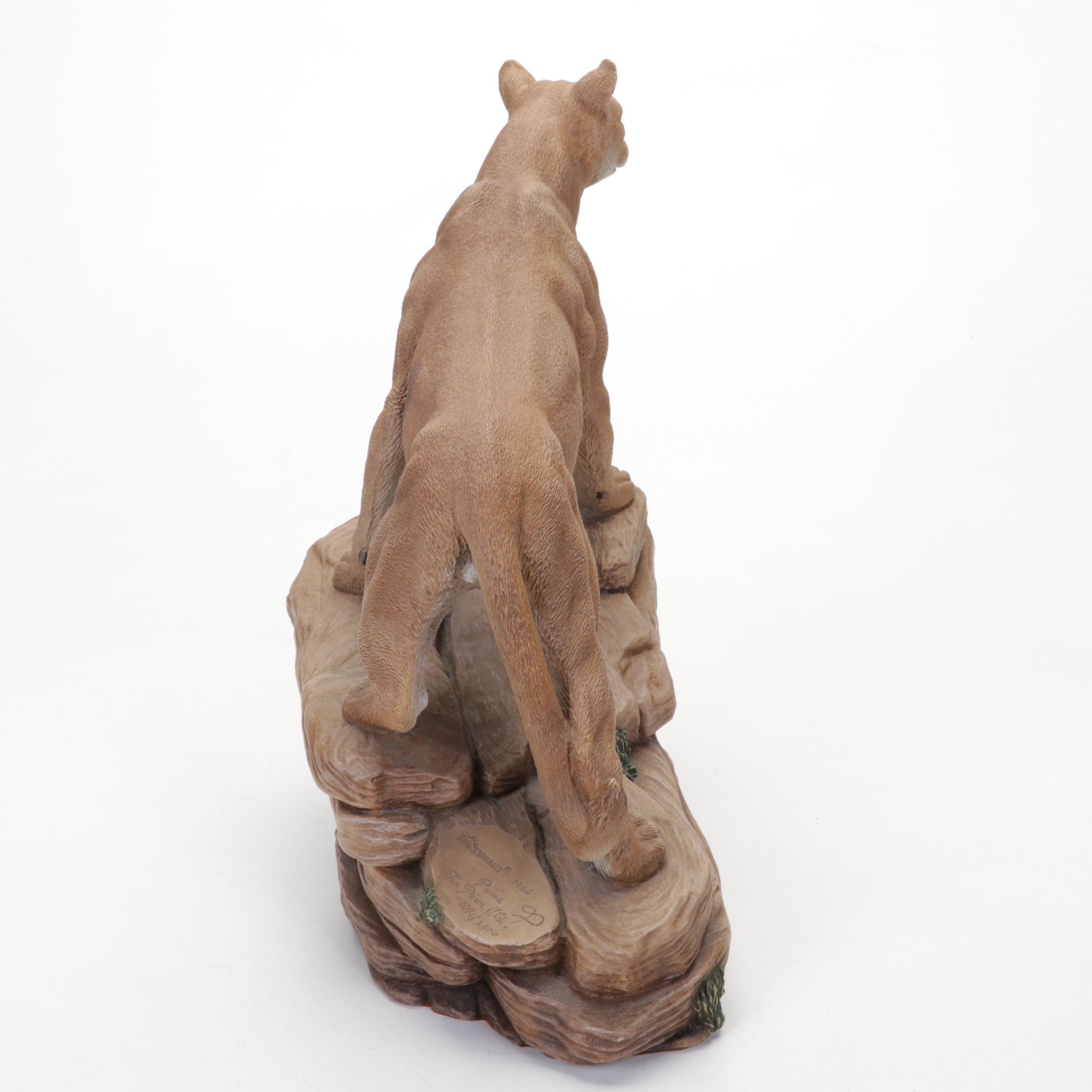 CreArt and Keith Sandulak Composite Sculptures"Polar Dreams" and "Puma"